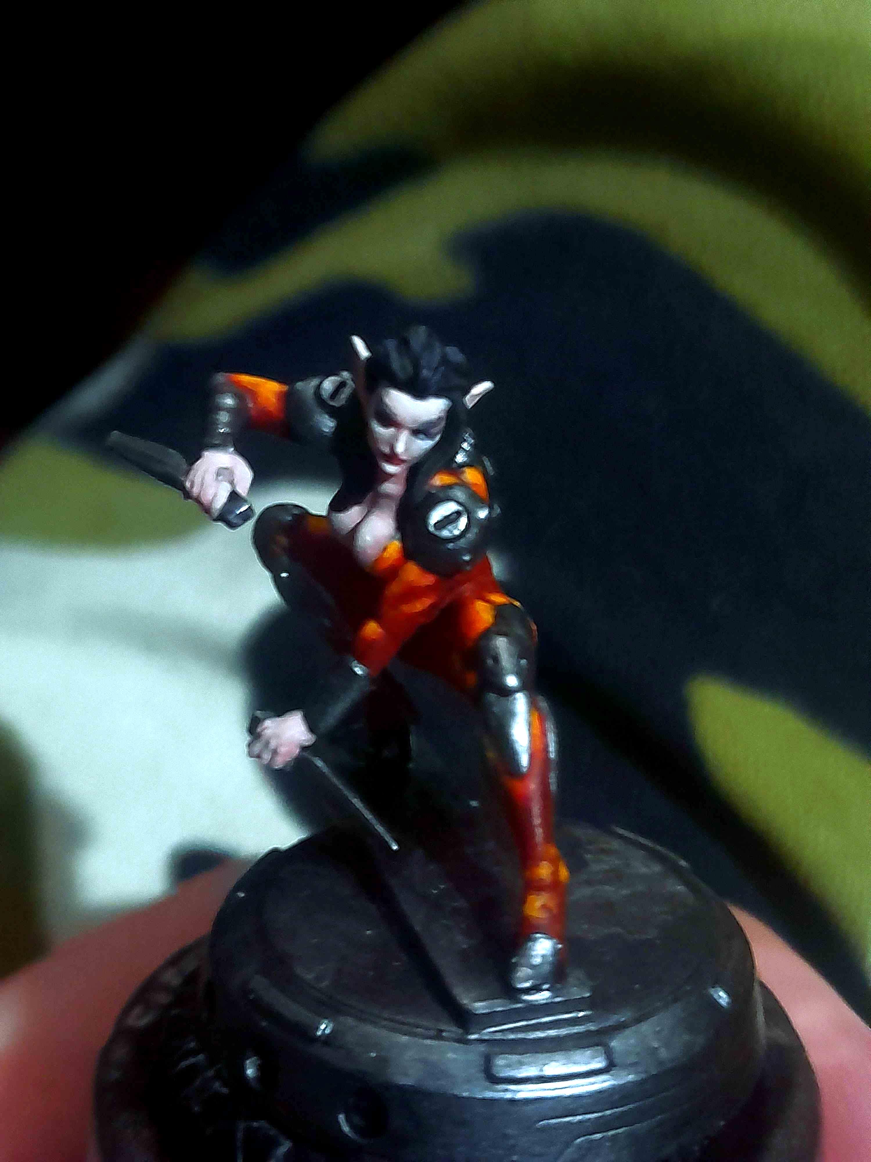 Chicky Babe, Cyberpunk, Elven Chick, Elves, Shadowrun, Twin Knives