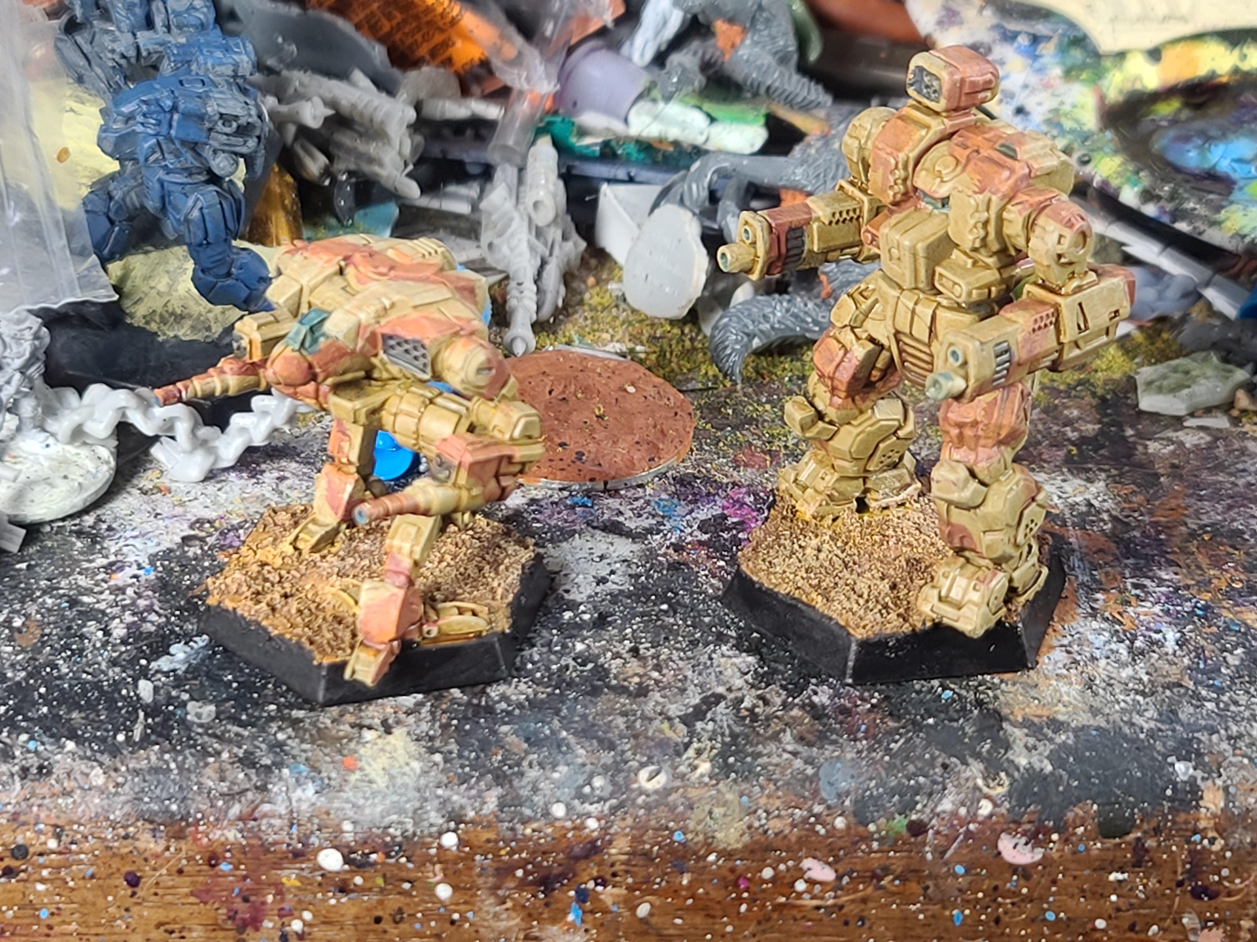 Battletech, Catalyst Game Labs, Cougar, Desert Camo, Loki Ii, Mech