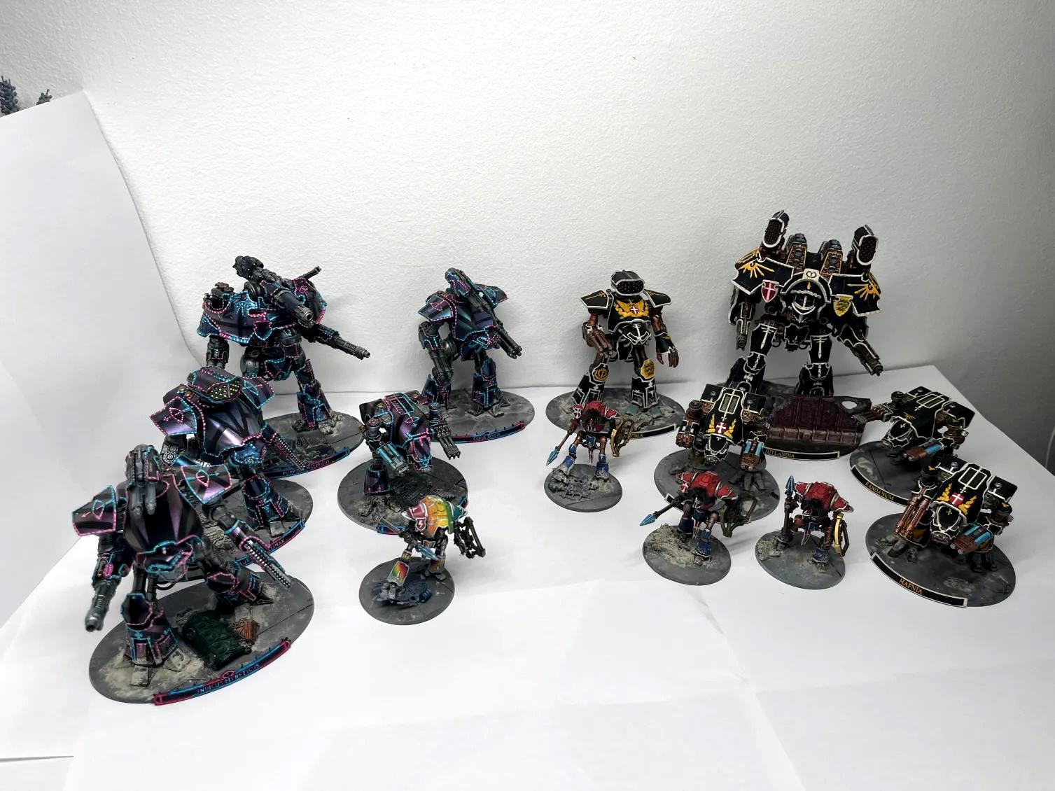 Titanicus, My AT battleforces after two months