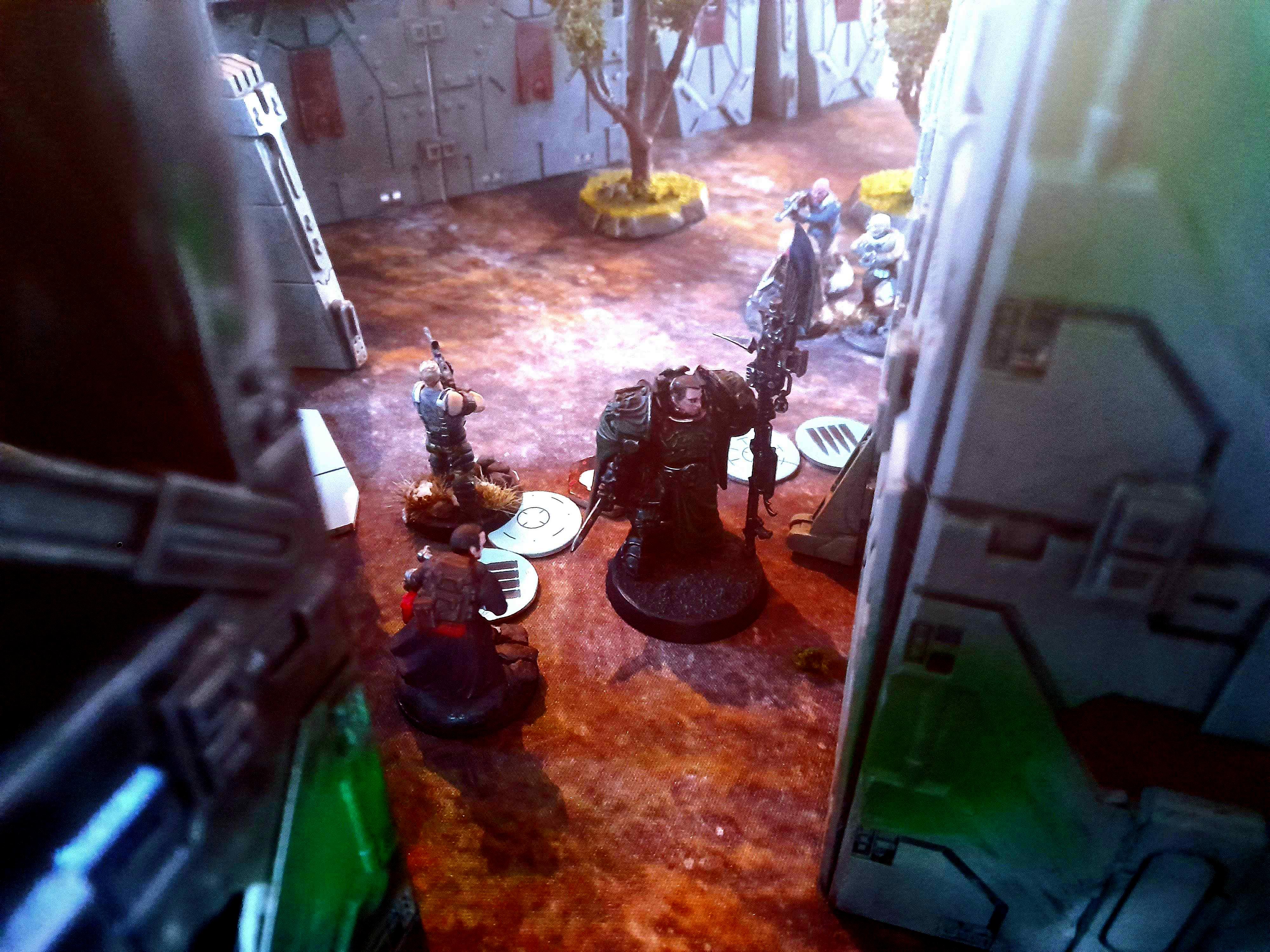 Assassin, Azakir Halgriv, Battle Report, Custodes, Deadzone, Firefight, Fun, Game, Grimdark Future, Mantic, Militia, Mini, Sci Fi, Science Fiction, Skirmish, Terrain, Trees