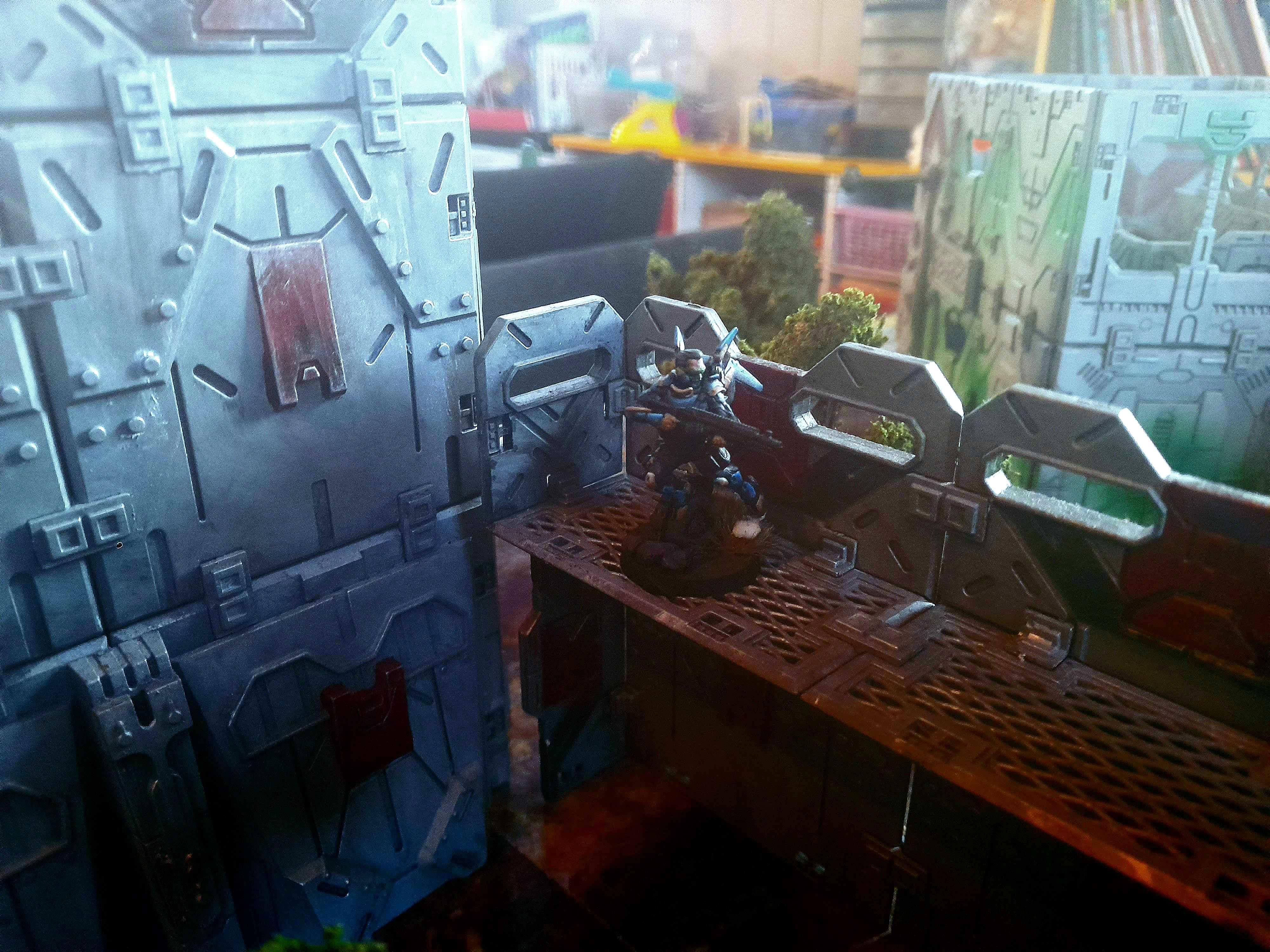 Assassin, Azakir Halgriv, Battle Report, Custodes, Deadzone, Firefight, Fun, Game, Grimdark Future, Mantic, Militia, Mini, Sci Fi, Science Fiction, Skirmish, Terrain, Trees