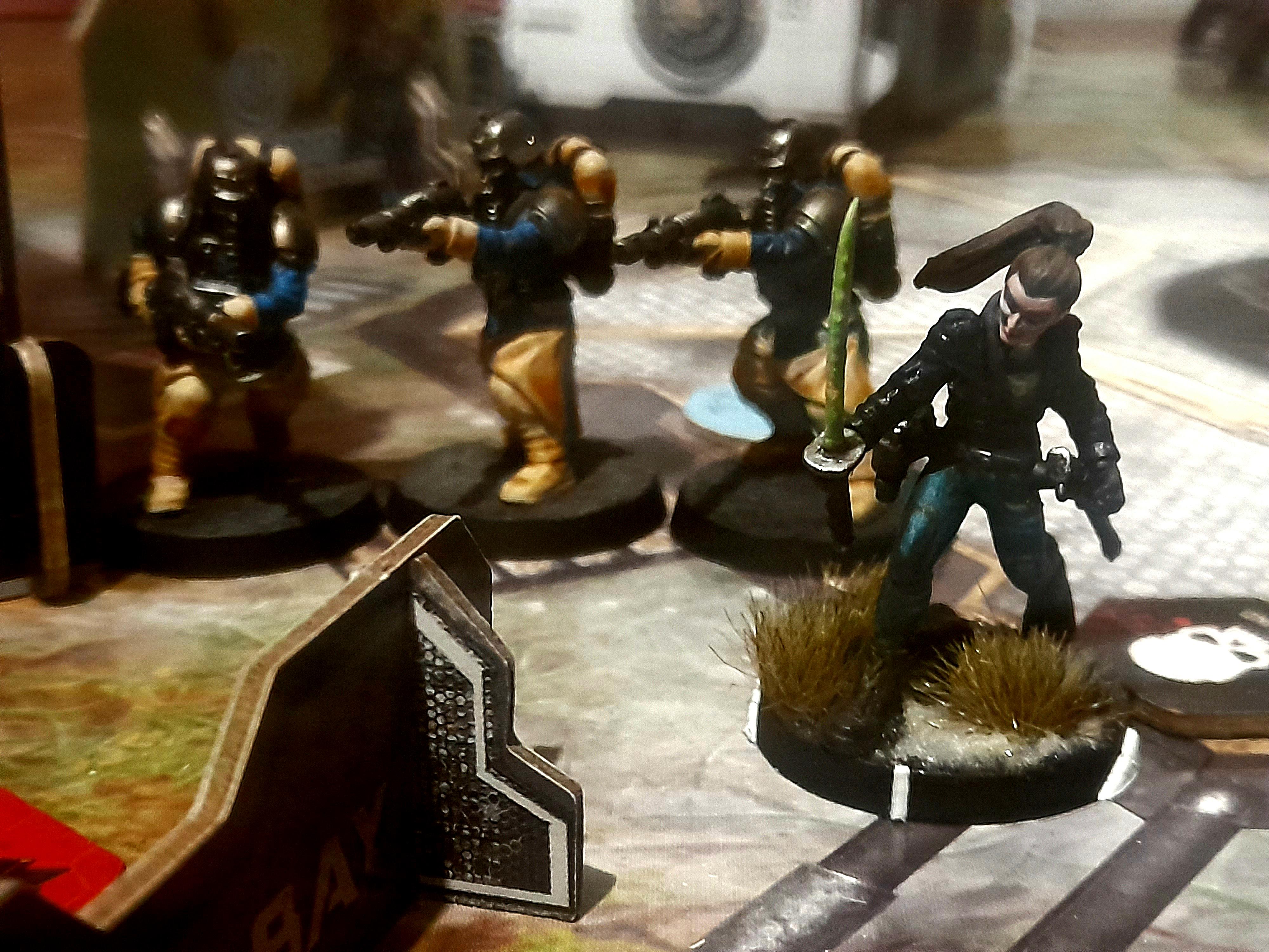 Assassin, Azakir, Battle, Battle Report, Fun, Grimdark Future, Grimdark Future: Firefight, Killer, Novel, Oc, Robots, Sci Fi, Sela Orrel, Skirmish, Skirmish Game, Swordsman, Tabletop