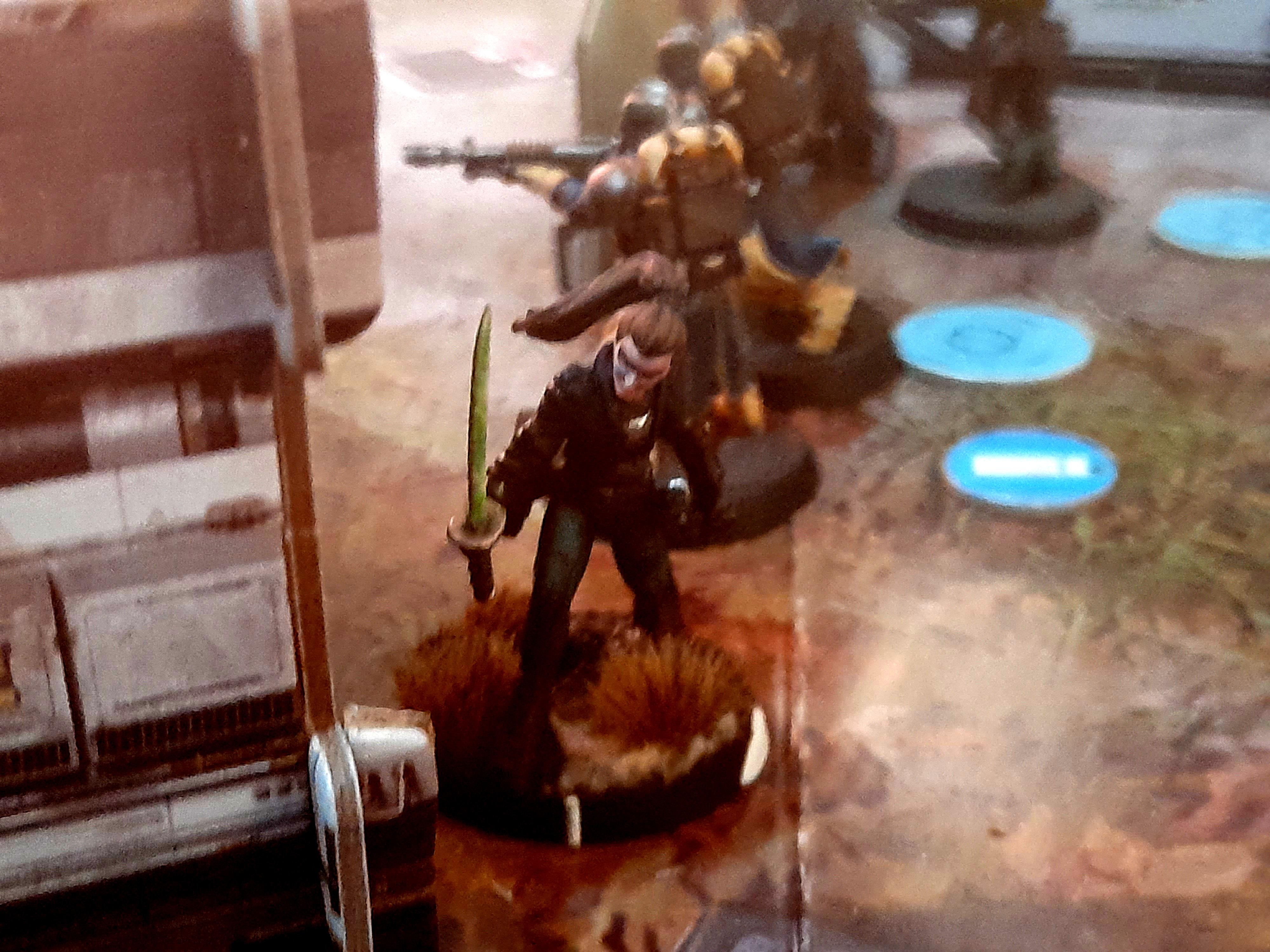 Assassin, Azakir, Battle, Battle Report, Fun, Grimdark Future, Grimdark Future: Firefight, Killer, Novel, Oc, Robots, Sci Fi, Sela Orrel, Skirmish, Skirmish Game, Swordsman, Tabletop