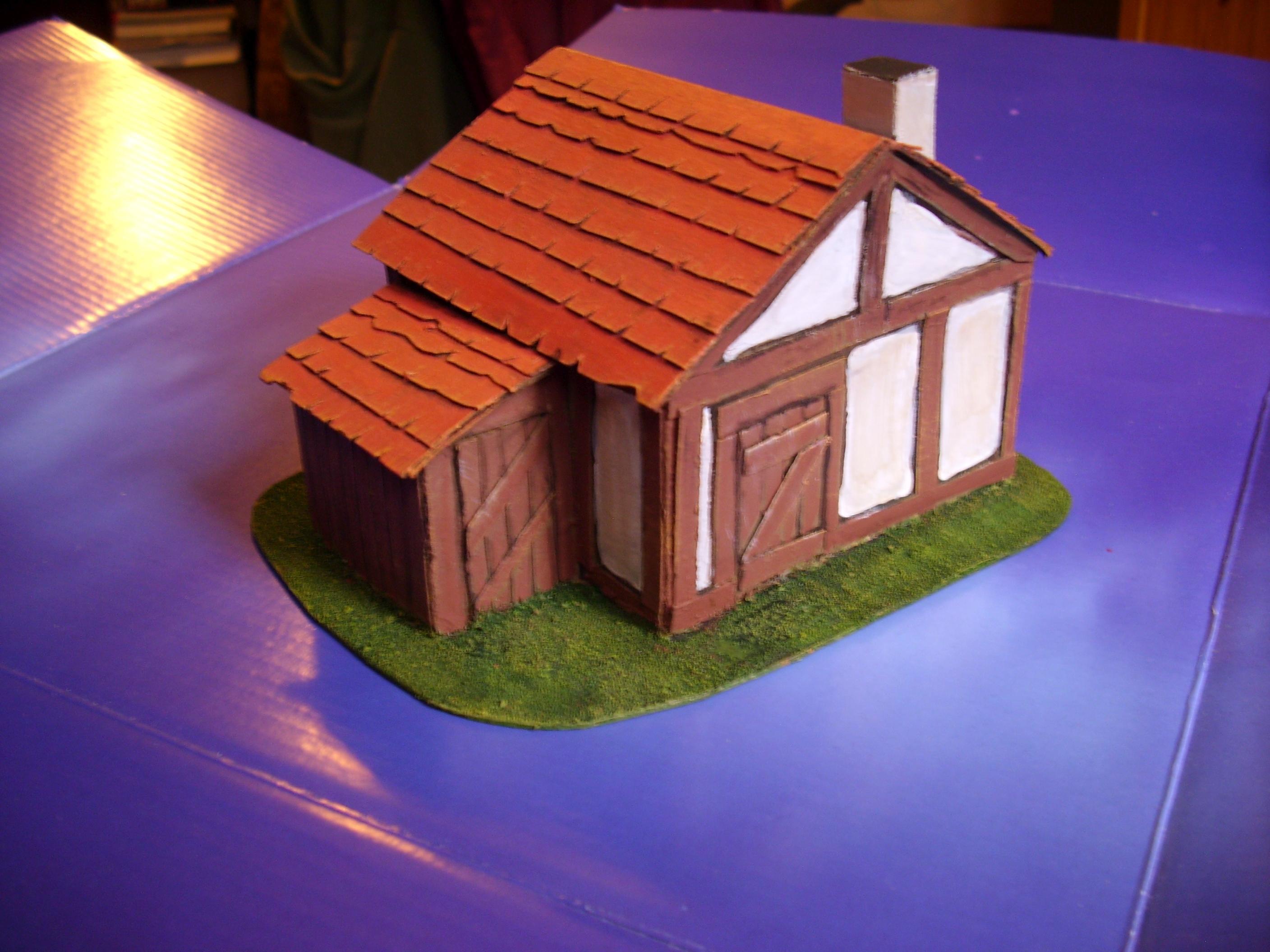 House, Scratch Build, Terrain, Warhammer Fantasy, Warhammer The Old World, Wfb, White Dwarf
