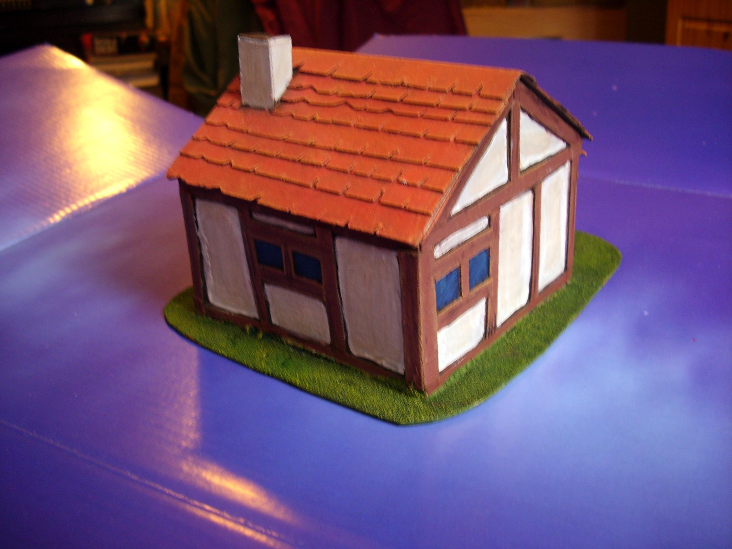 House, Scratch Build, Terrain, Warhammer Fantasy, Warhammer The Old World, Wfb, White Dwarf