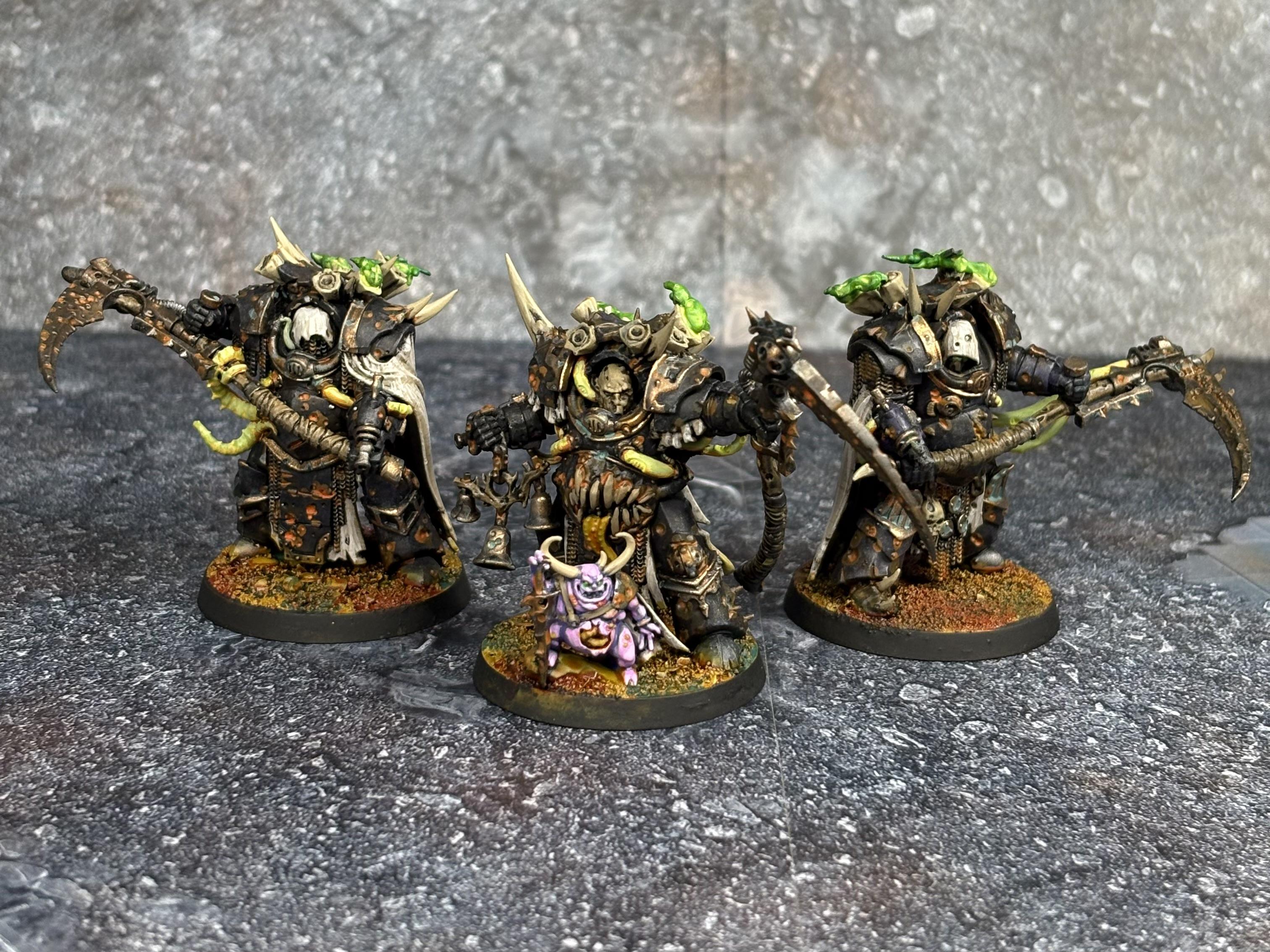 Games Workshop Warhammer 40000 Death Guard Plague Marines - Single Models, Unassembled & Unpainted