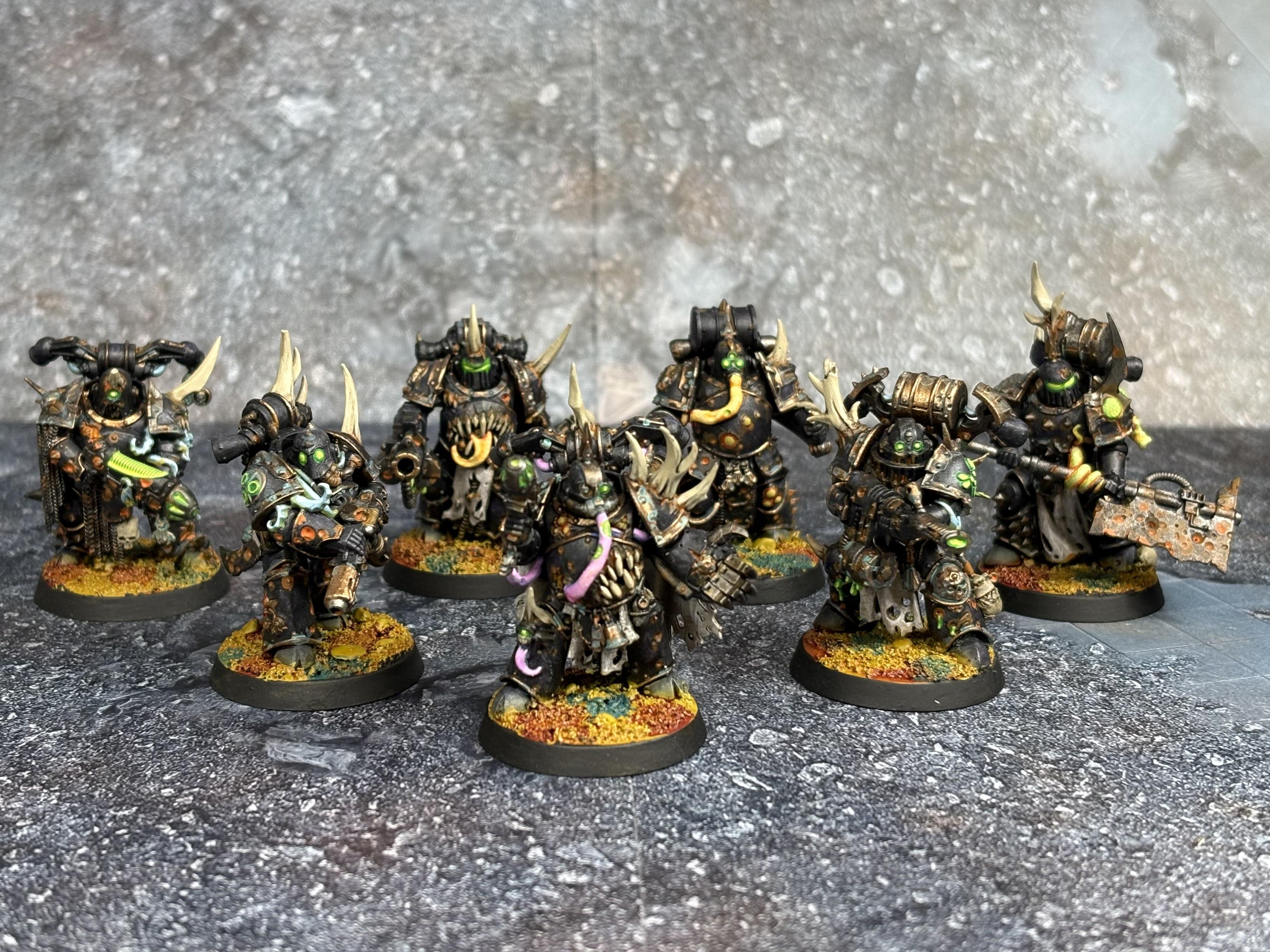 Chaos Space Marines, Death Guard, Plague Marines, Space Marines, Warhammer 40,000