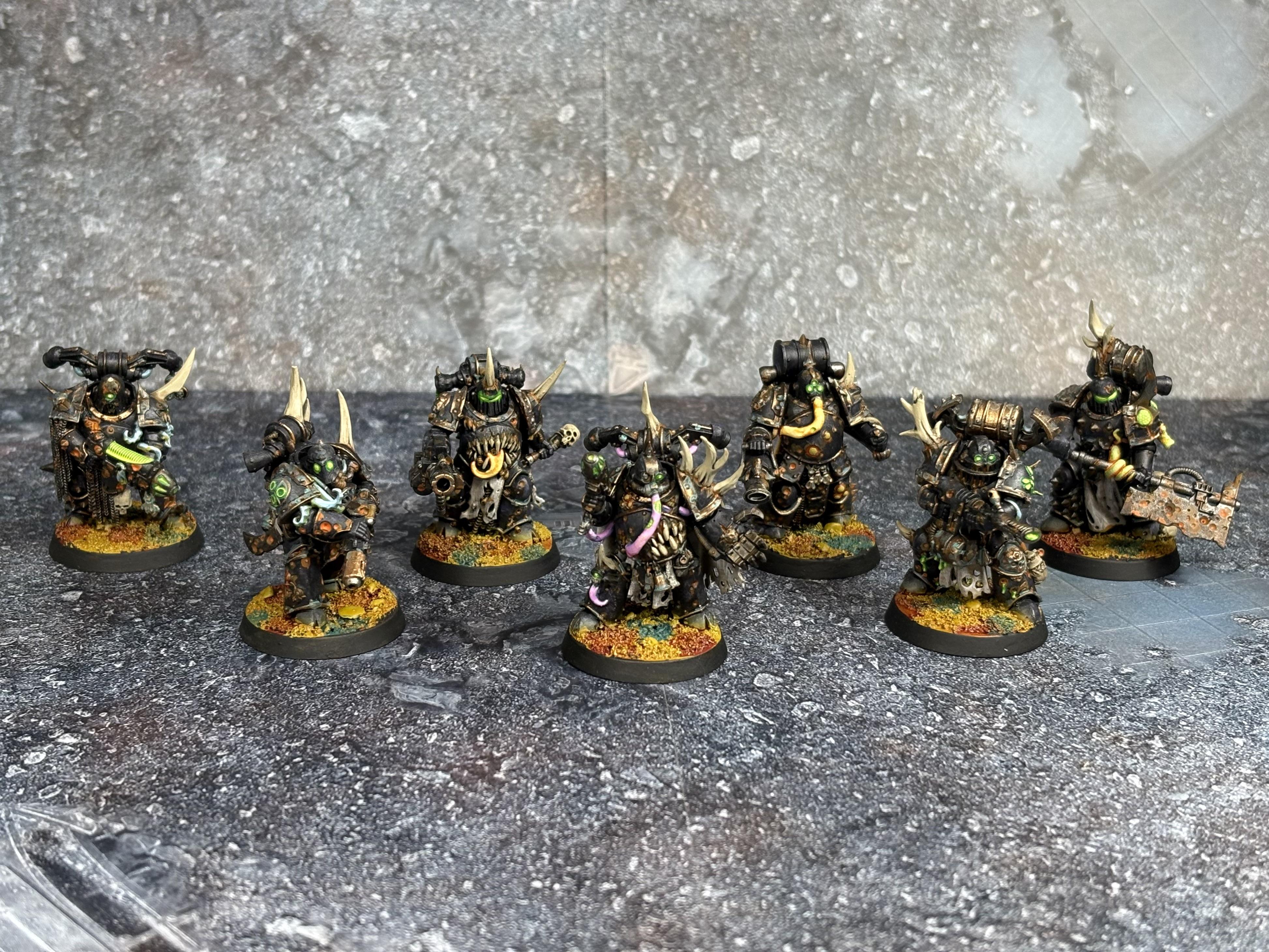 Chaos Space Marines, Death Guard, Plague Marines, Space Marines, Warhammer 40,000