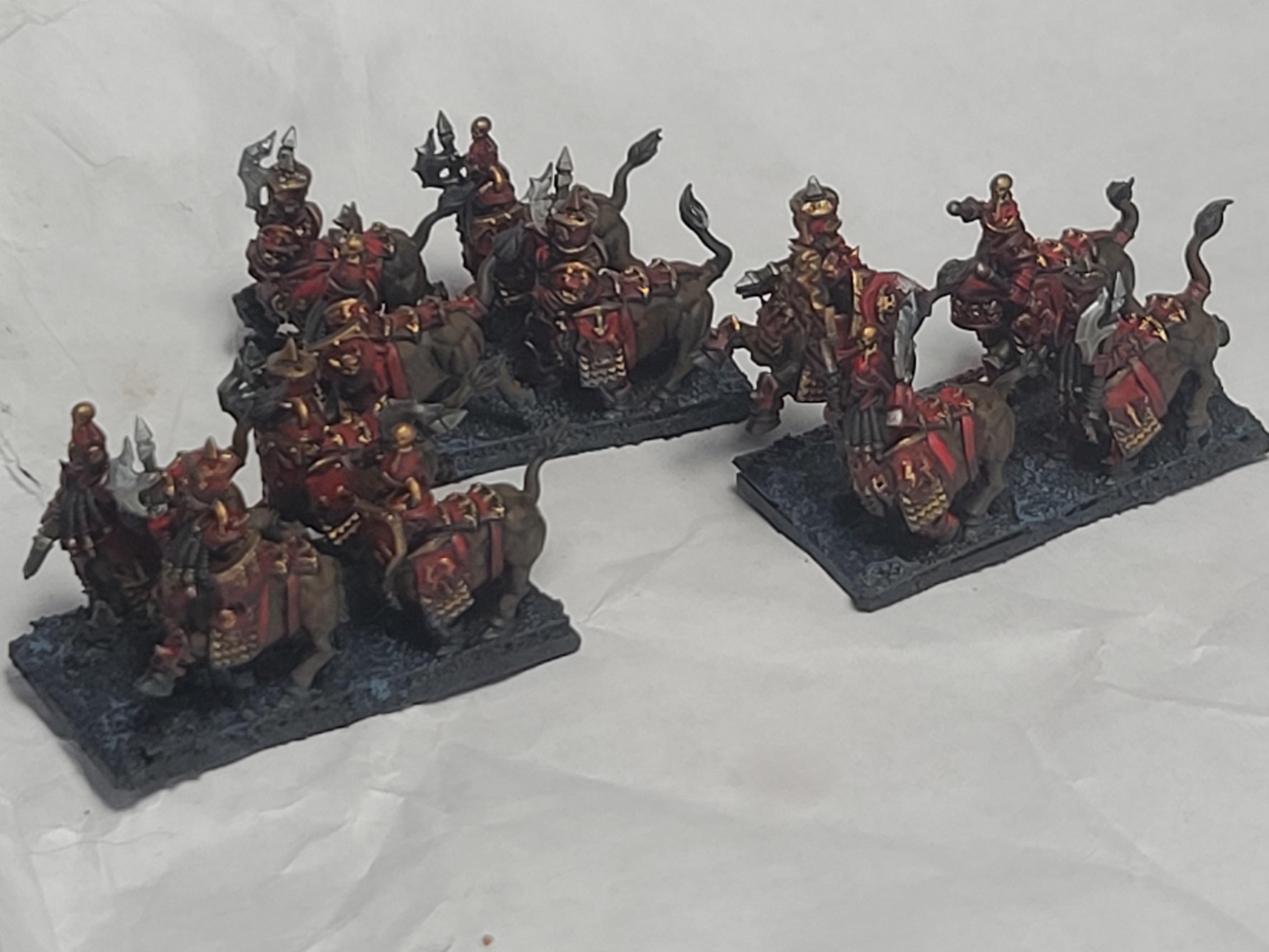 10mm, 3d Print, Bull Centaurs, Chaos Dwarf, Forest Dragon Design, Marvelous Minipaints, Warmaster