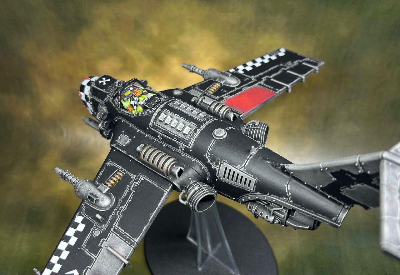 Dakkajet, Flyer, Orks, Weathered