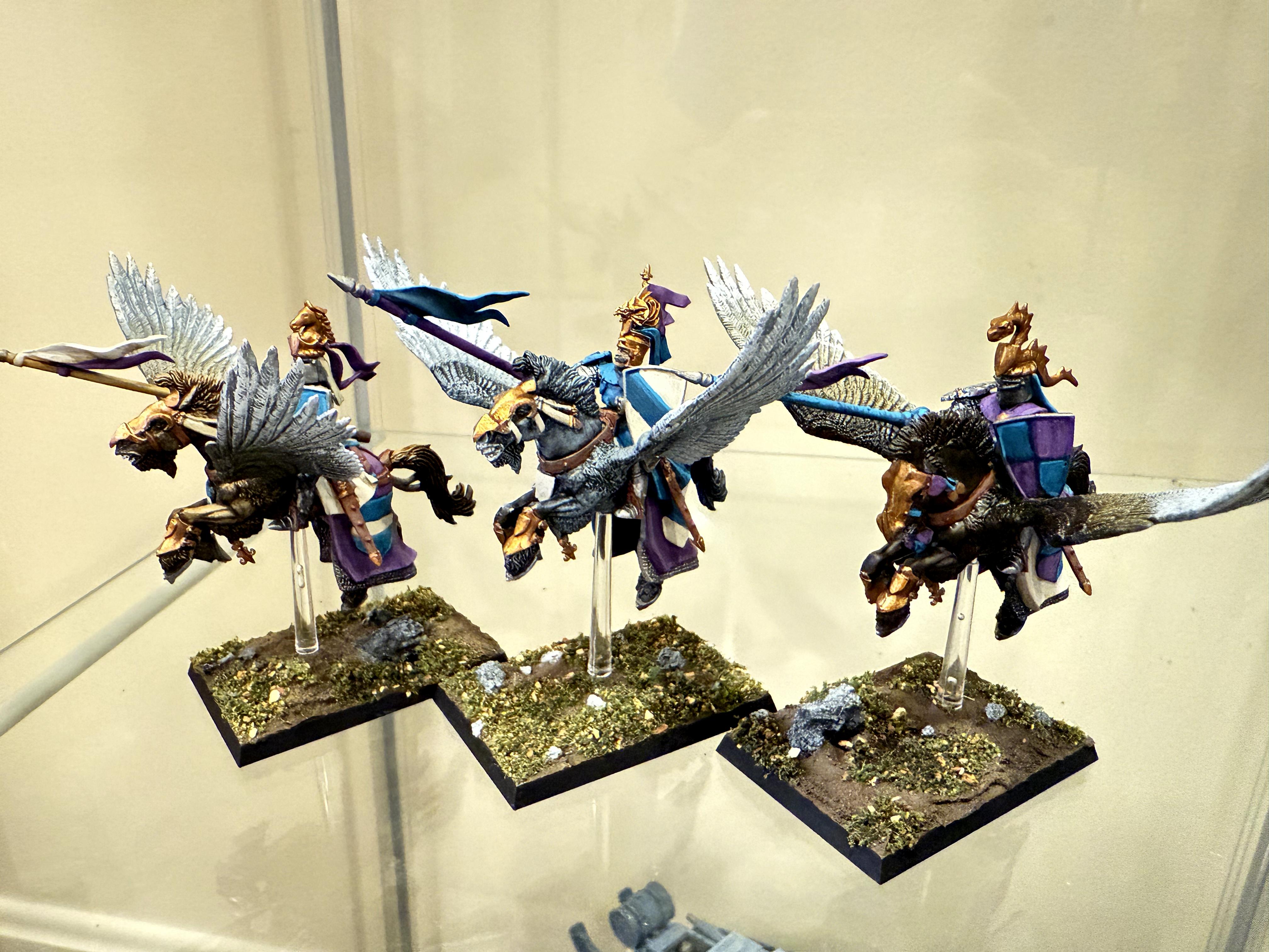 Bretonnians, Knights, Pegasus Knights, The Old World, Warhammer Fantasy