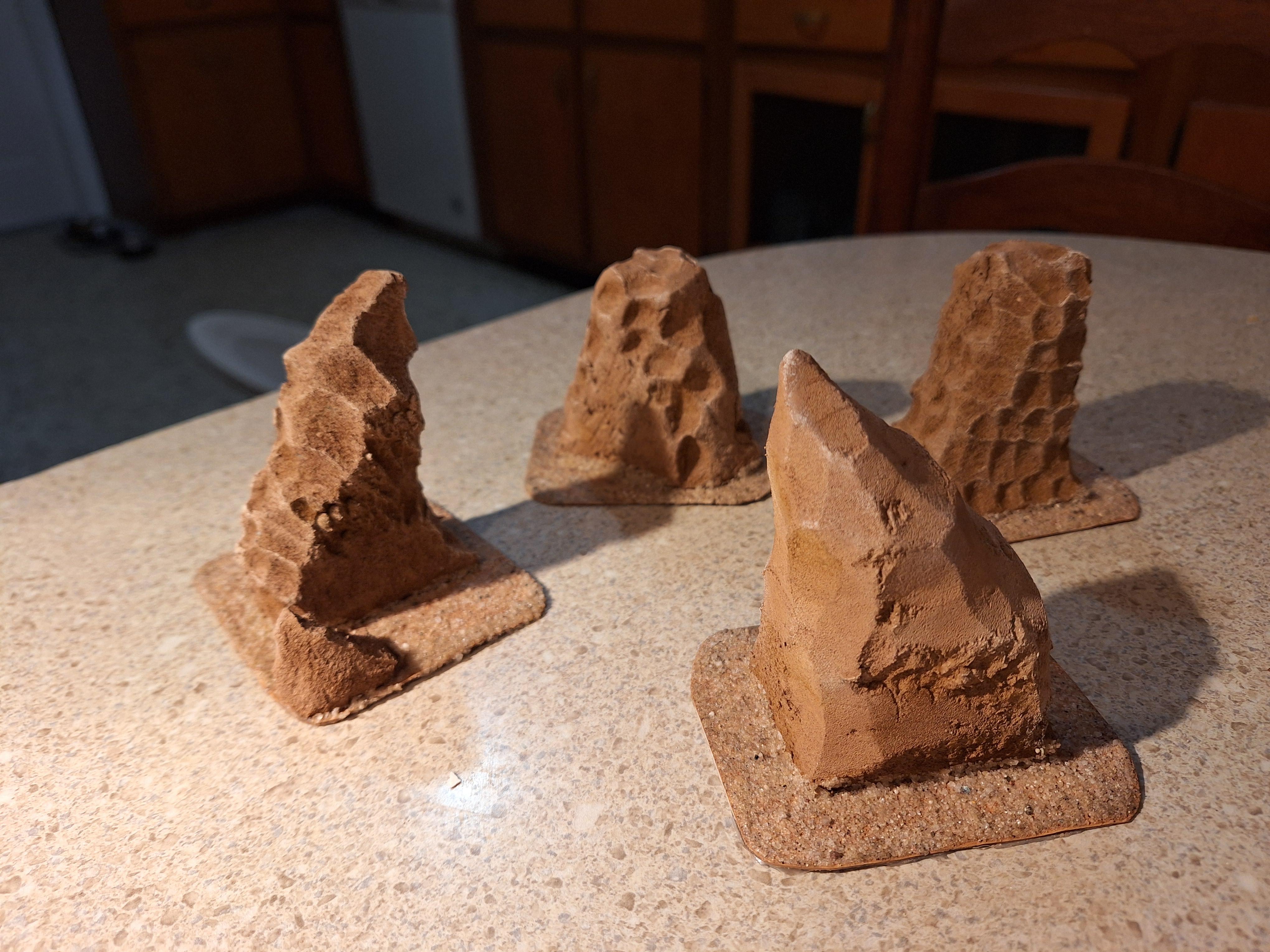 Terrain, Wargame, desert rocks