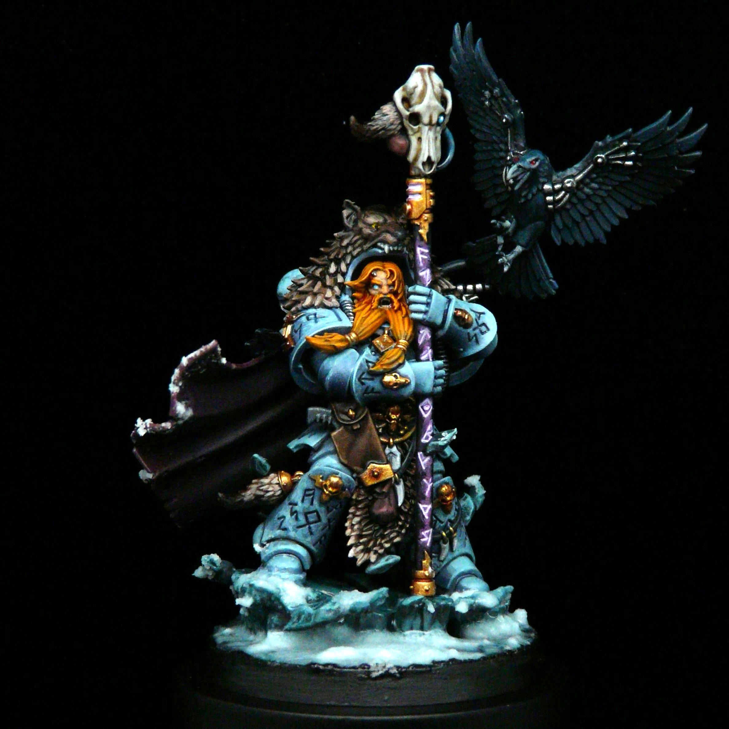 Adeptus Astartes, Njal Stormcaller, Primaris, Rune Priest, Space Marines, Space Wolves, Vlka Fenryka