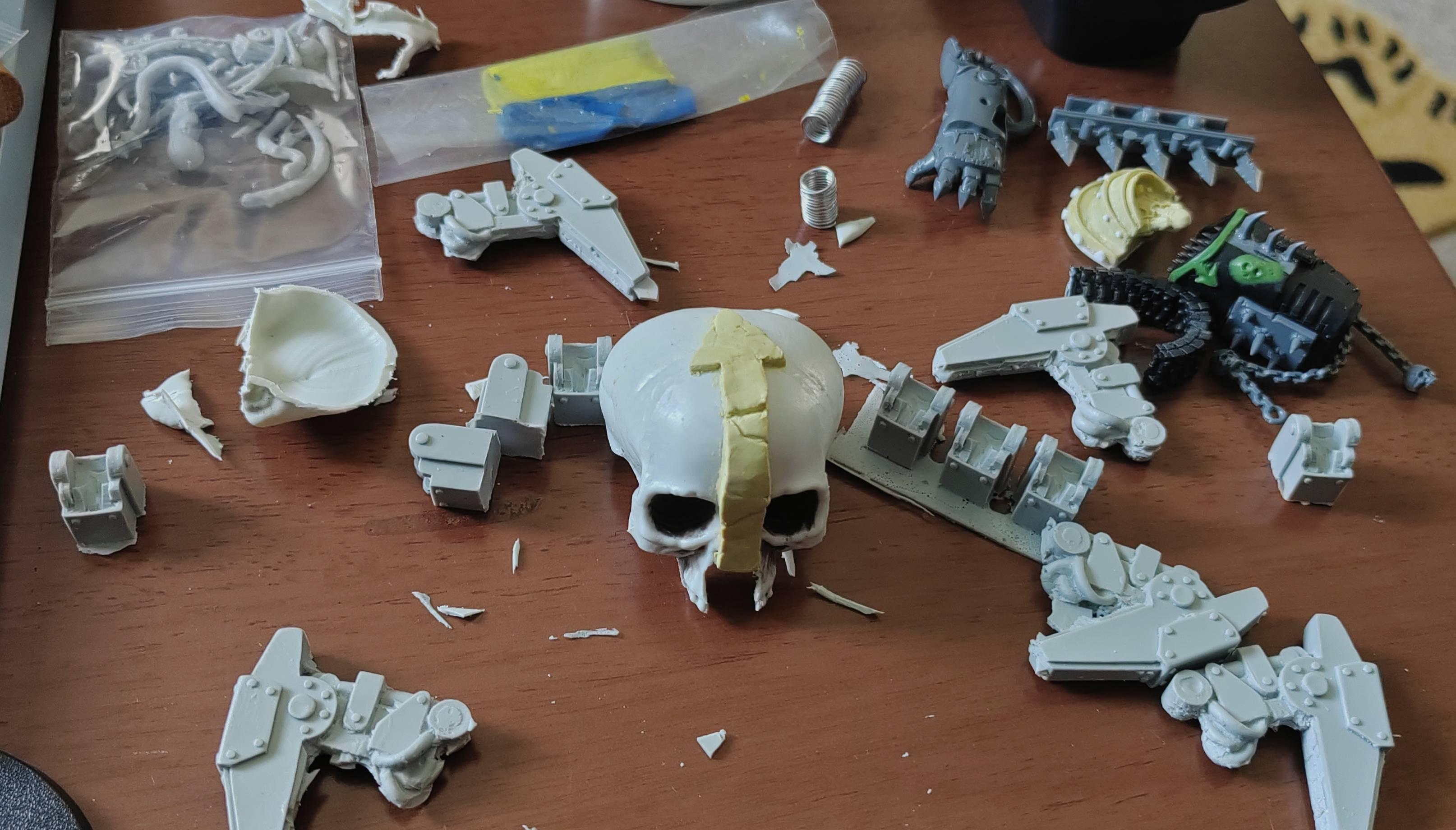 Blight Hauler kitbashing WIP