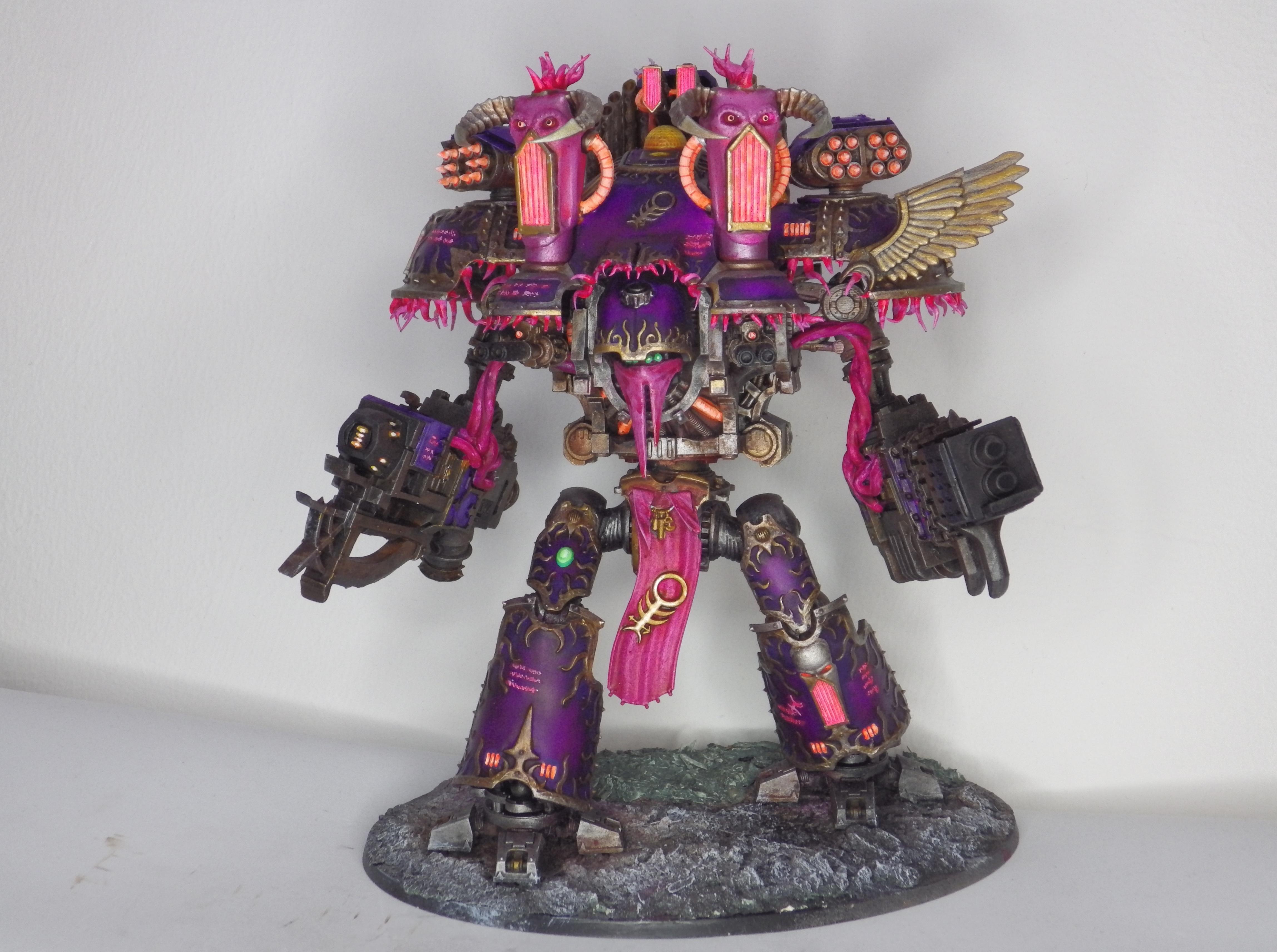 Chaos, Noise Marines, Slaanesh, Sonic Weapons, Titan, Warhammer 40,000, Warlord