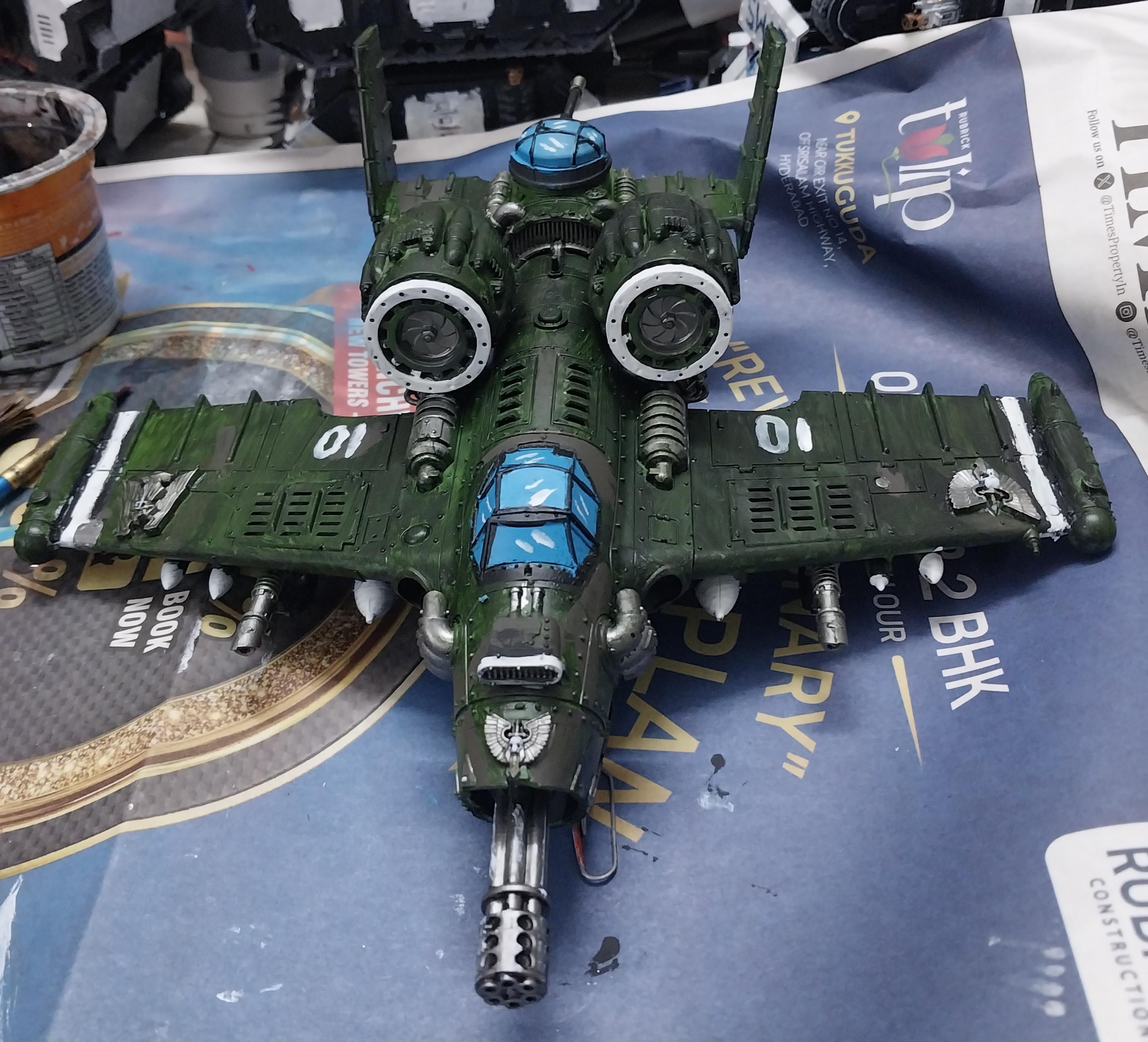 A-10, Avenger, Conversion, Dakkajet, Fighter, Flyer, Imperial Guard, Thunderbolt, Warthog, Work In Progress