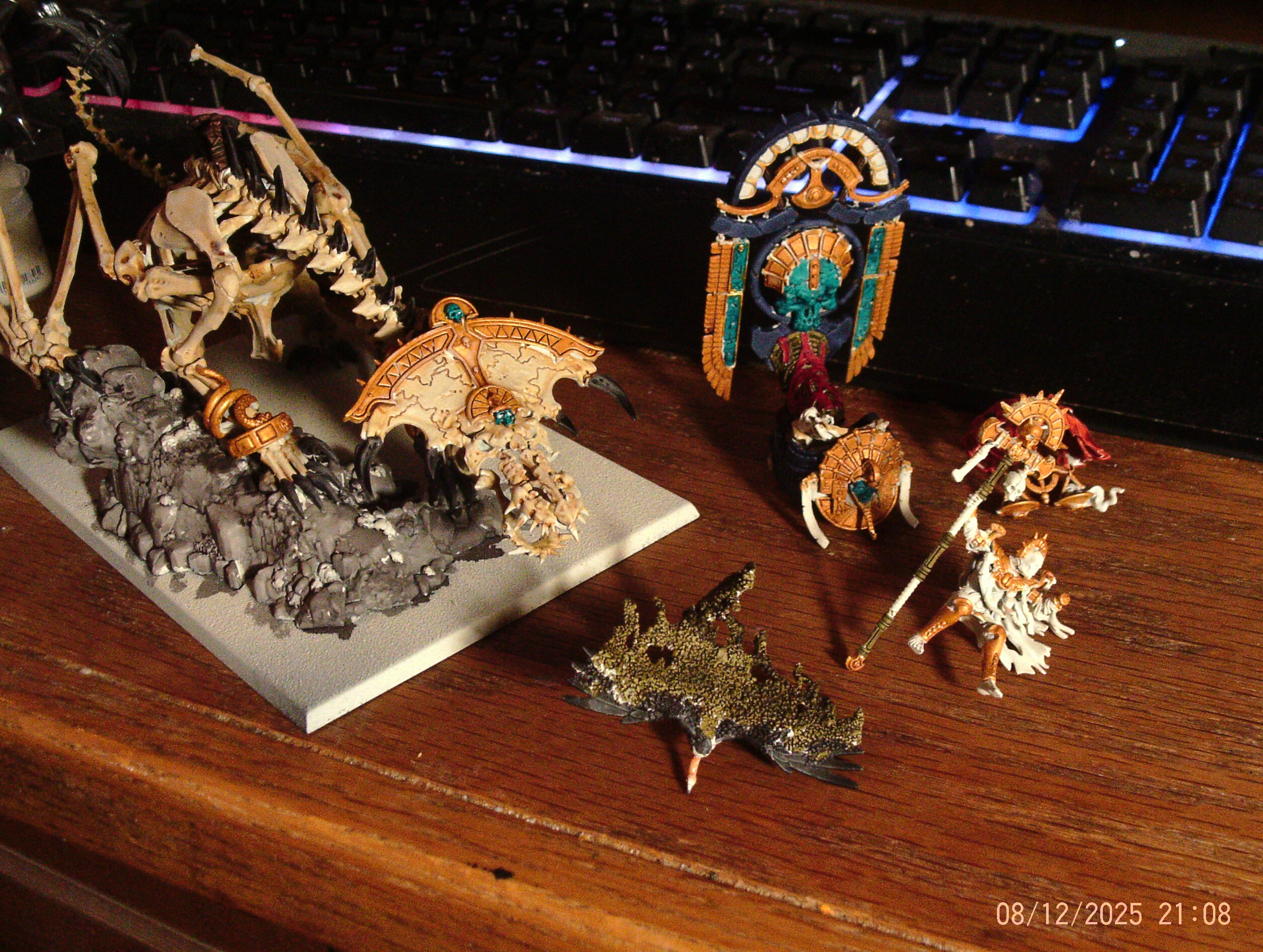 High Priest on Bone Dragon WIP 1