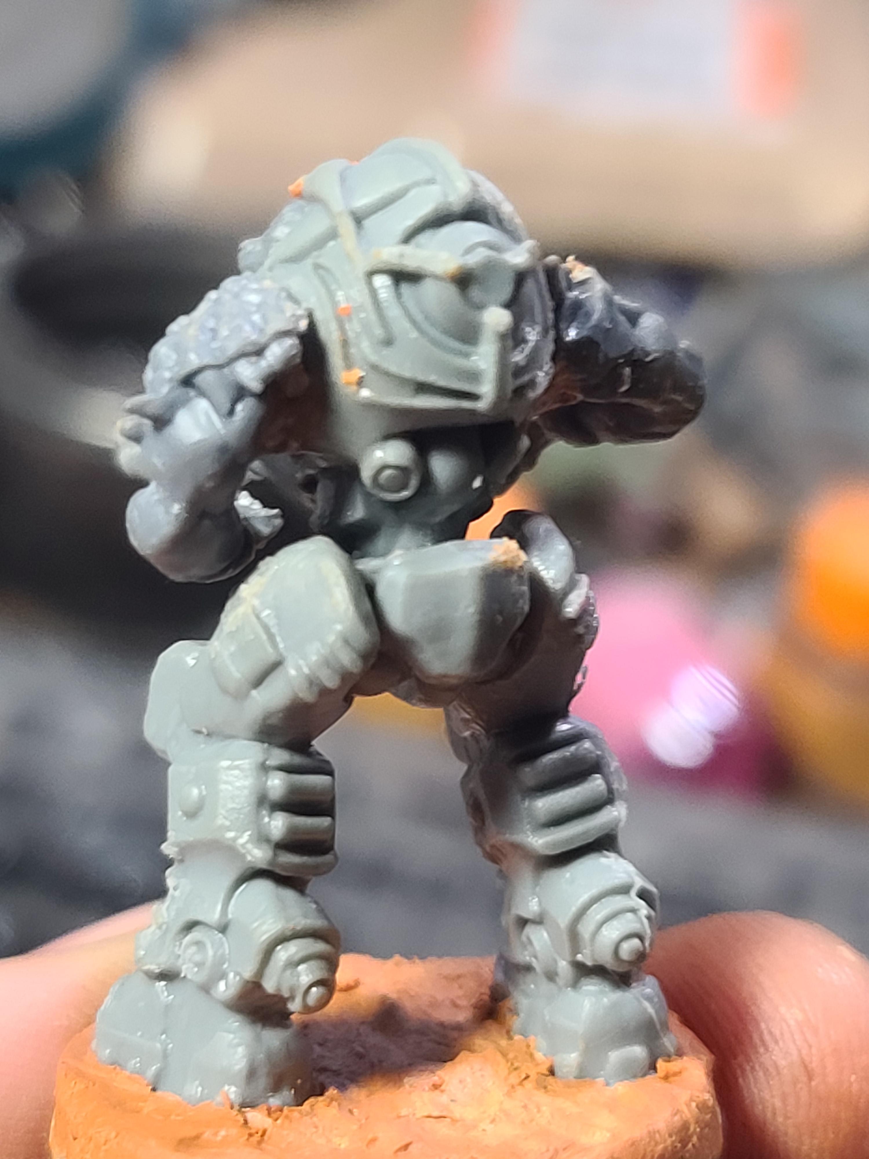 Frostgrave, Gnoll, Kitbash, Machine Armor, Mountain Orc, New Antioch -ish, Power Armor, Reaper Miniatures, Shieldwolf Miniatures, Trench Crusade