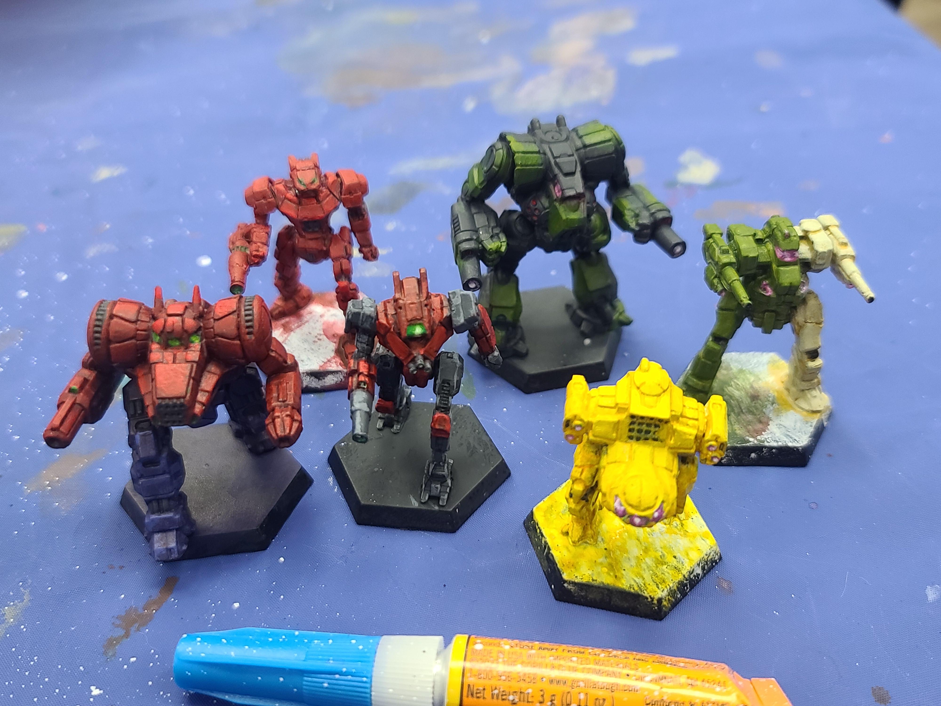 6mm, Battletech, Blackjack, Catalyst Game Labs, Dragon, Jenner, Mech, Panther, Thug, Wolfhound