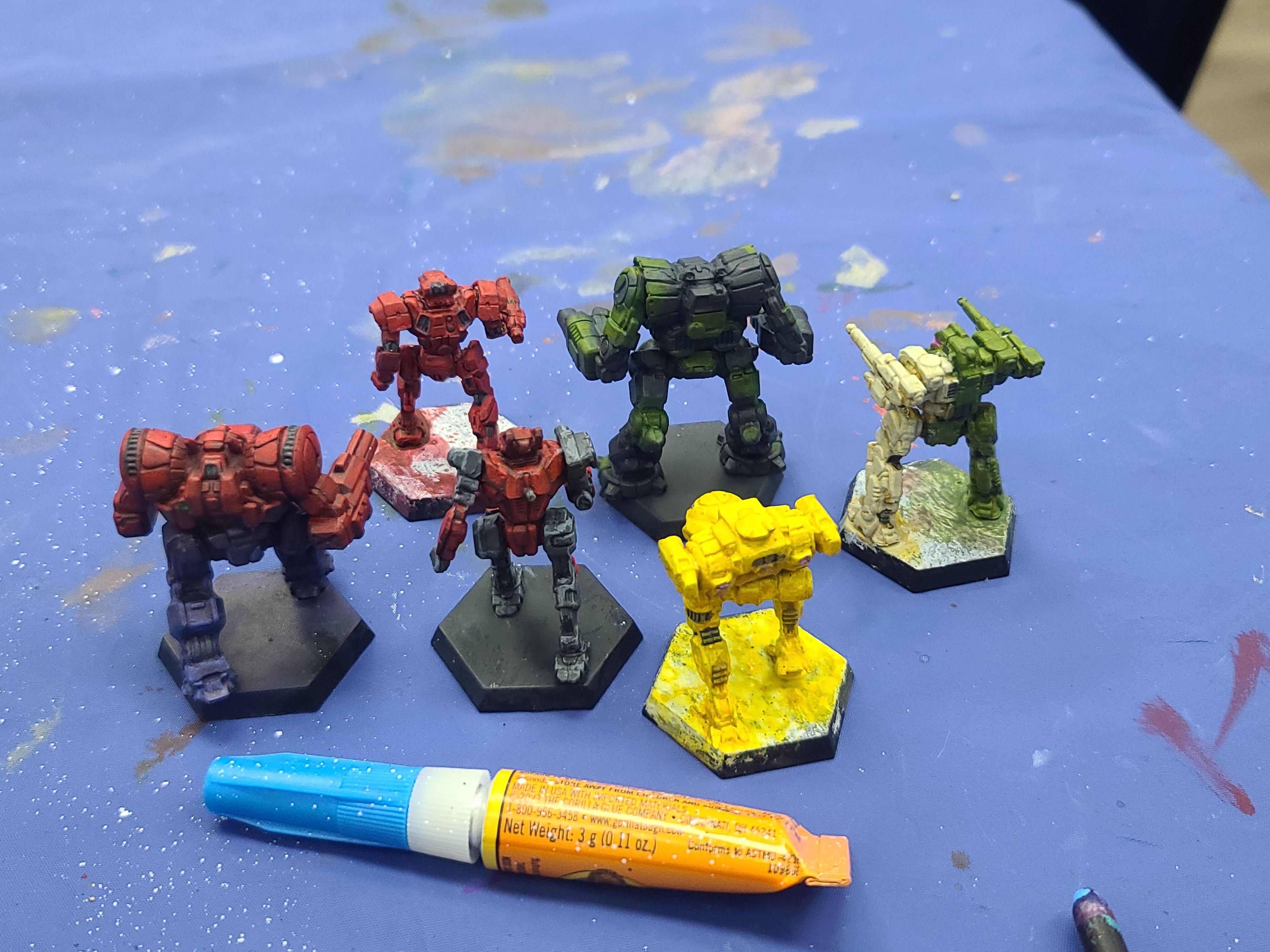 6mm, Battletech, Blackjack, Catalyst Game Labs, Dragon, Jenner, Mech, Panther, Thug, Wolfhound