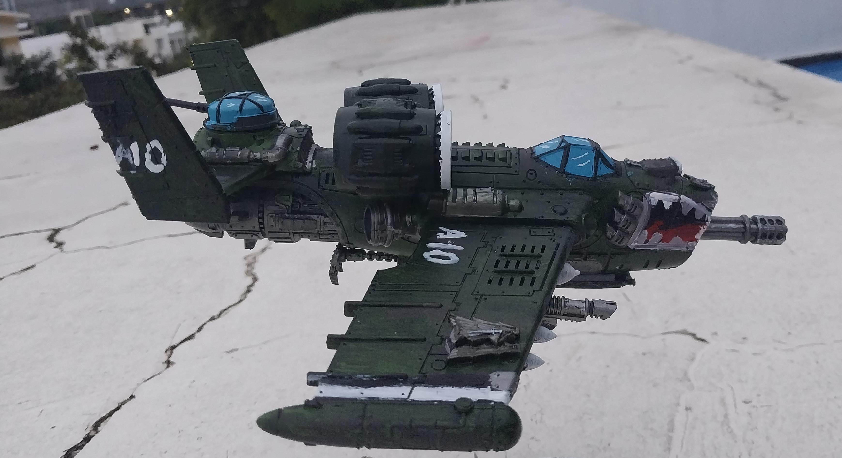 A-10, Avenger, Dakkajet, Fighter, Flyer, Imperial Guard, Warthog