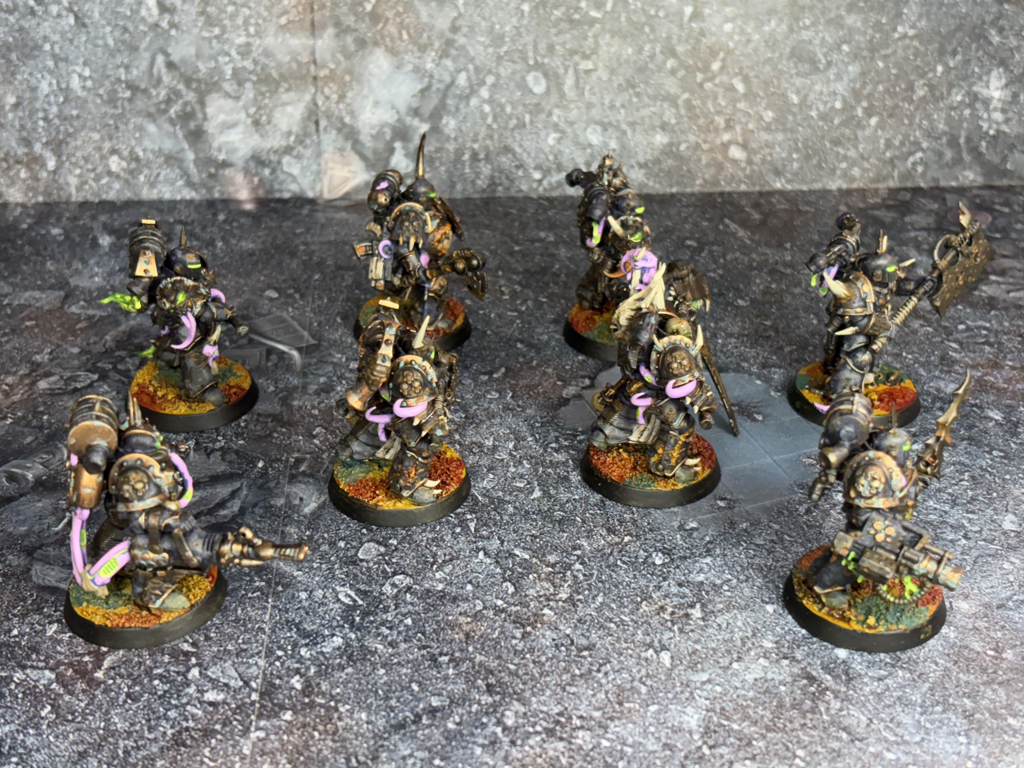 Chaos Space Marines, Death Guard, Plague Marines, Space Marines, Warhammer 40,000