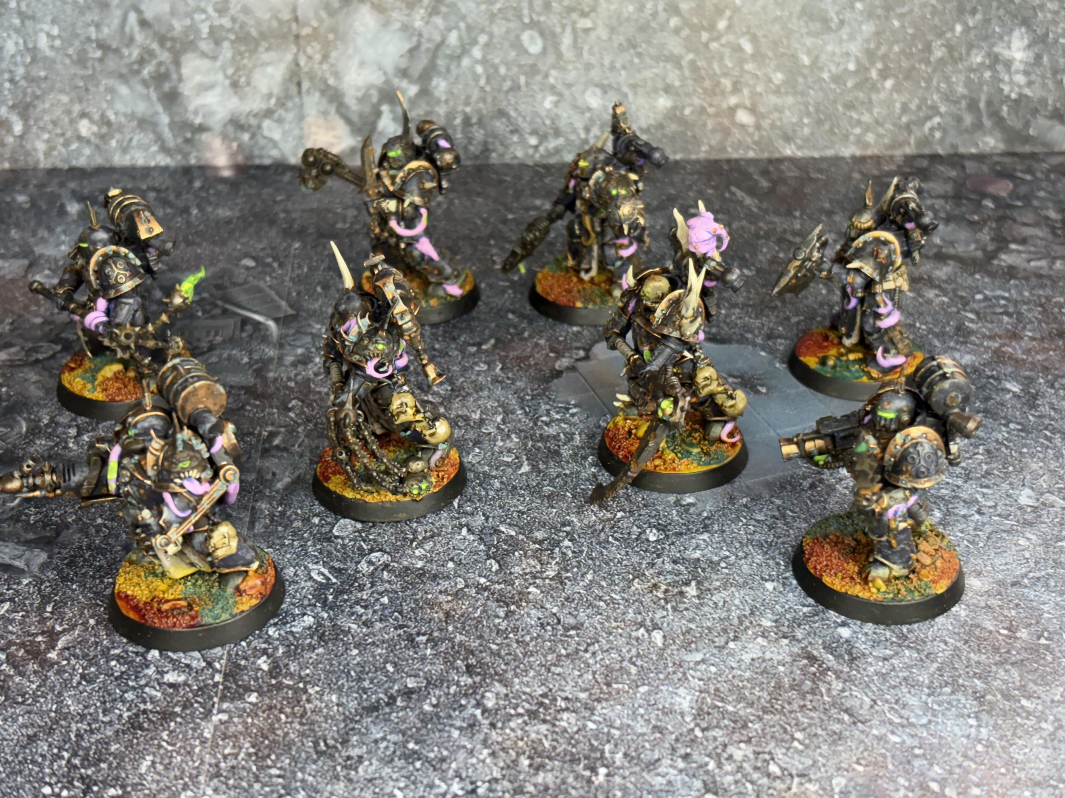 Chaos Space Marines, Death Guard, Plague Marines, Space Marines, Warhammer 40,000