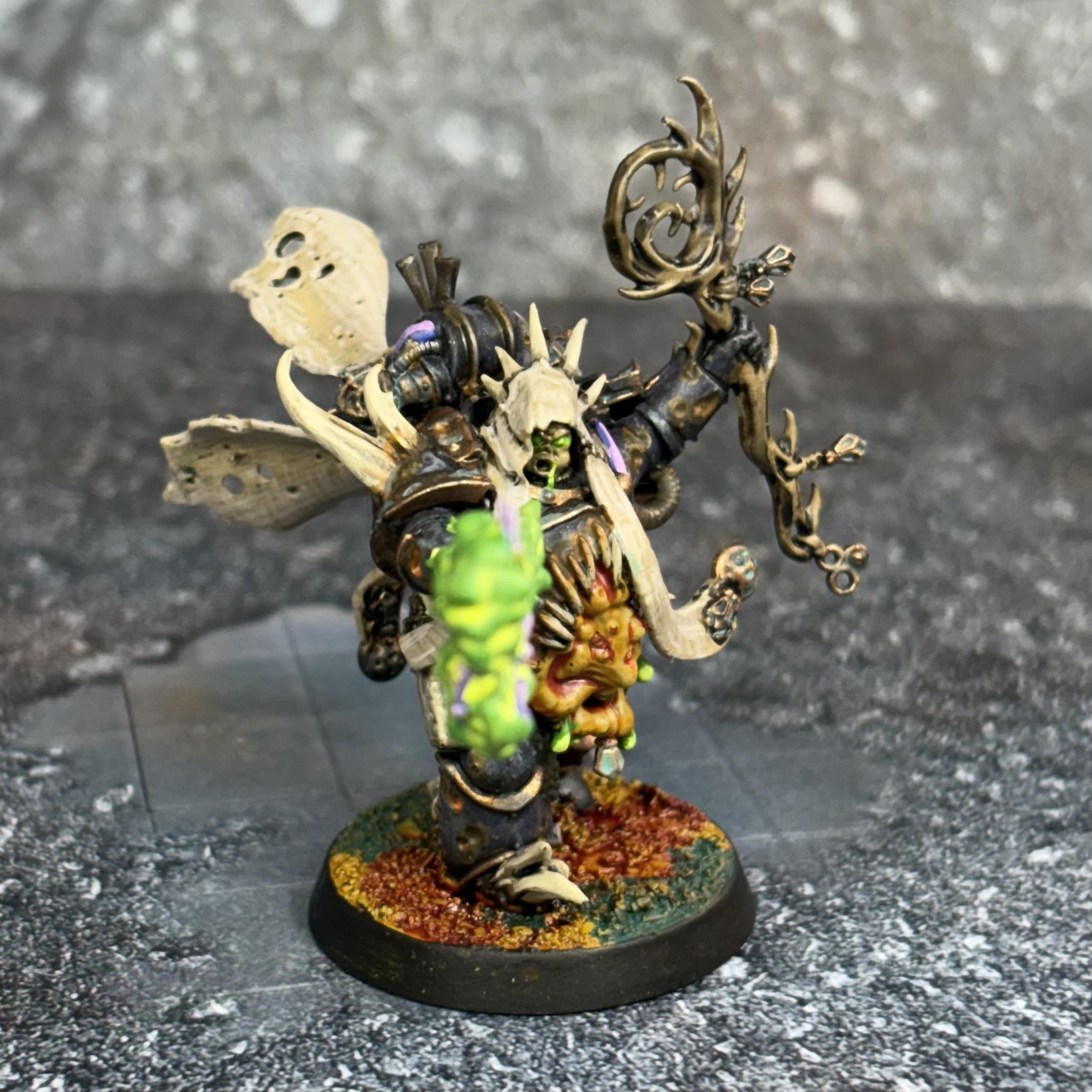 Chaos Space Marines, Death Guard, Malignant Plaguecaster, Plague Marines, Space Marines, Warhammer 40,000