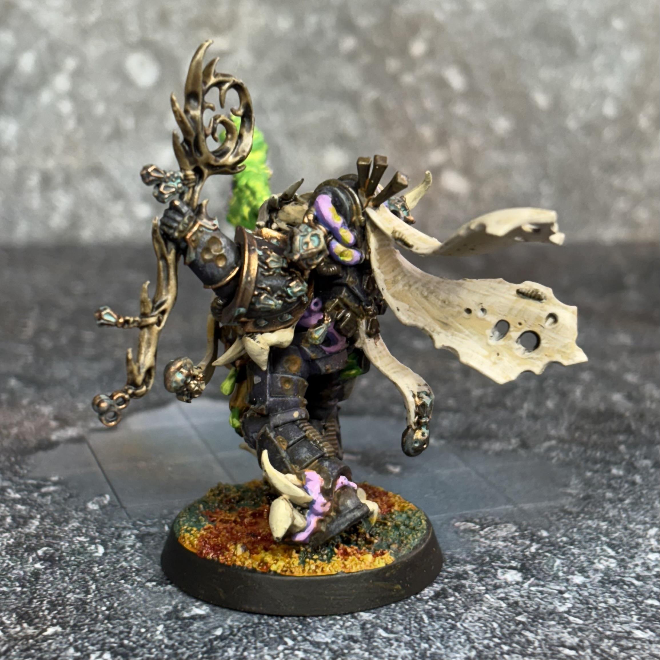 Chaos Space Marines, Death Guard, Malignant Plaguecaster, Plague Marines, Space Marines, Warhammer 40,000