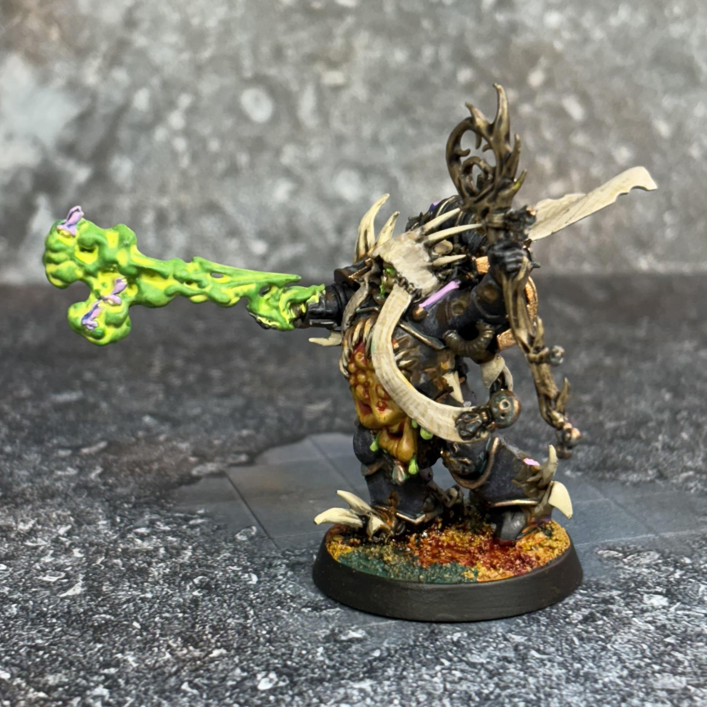 Chaos Space Marines, Death Guard, Malignant Plaguecaster, Plague Marines, Space Marines, Warhammer 40,000