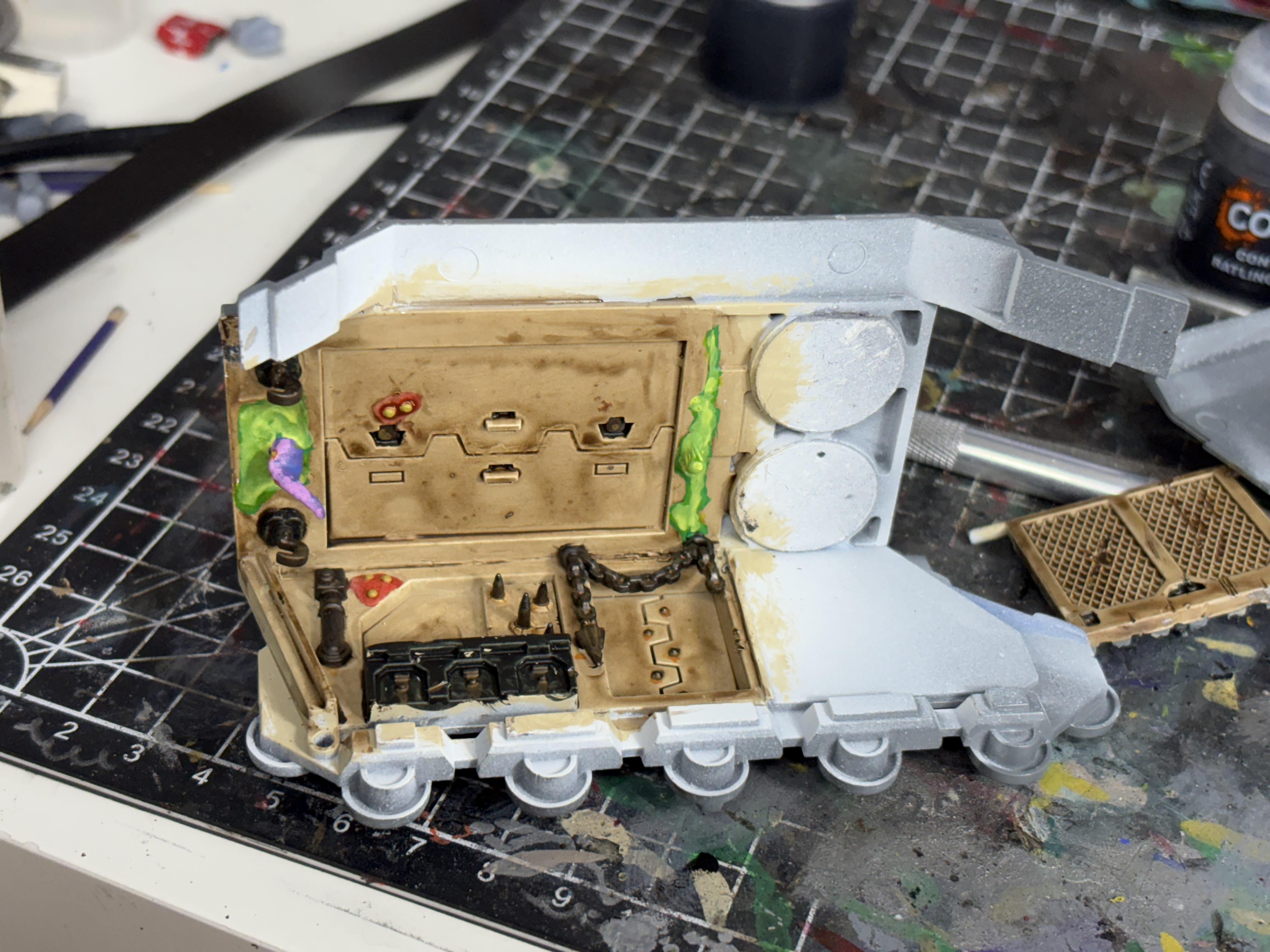Chaos Space Marines, Death Guard, Forge World, Plague Marines, Rhino, Space Marines, Warhammer 40,000