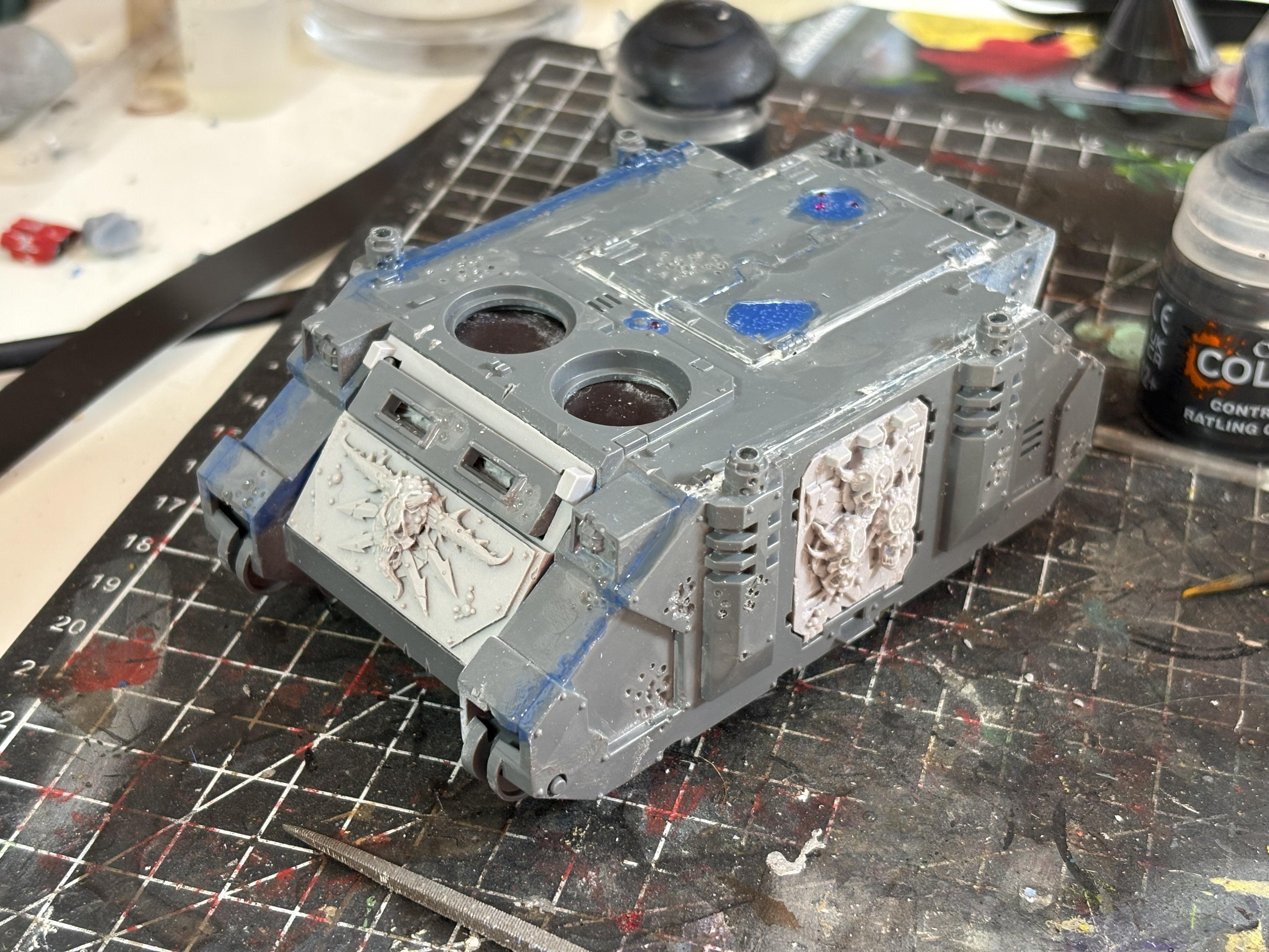 Chaos Space Marines, Death Guard, Forge World, Plague Marines, Rhino, Space Marines, Warhammer 40,000