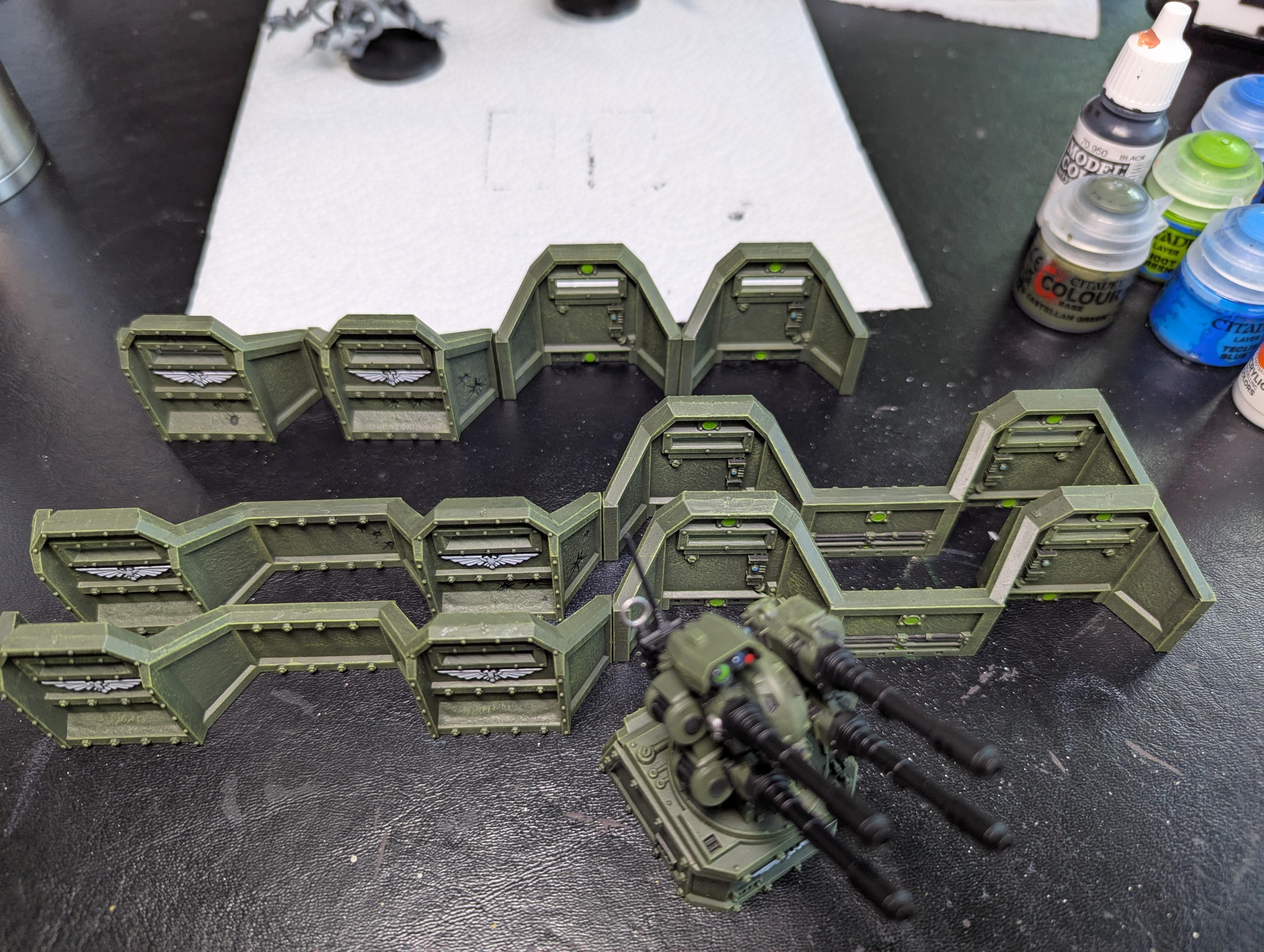 2025, Aegis Defense Line, Imperial Guard, Painted, Warhammer 40,000