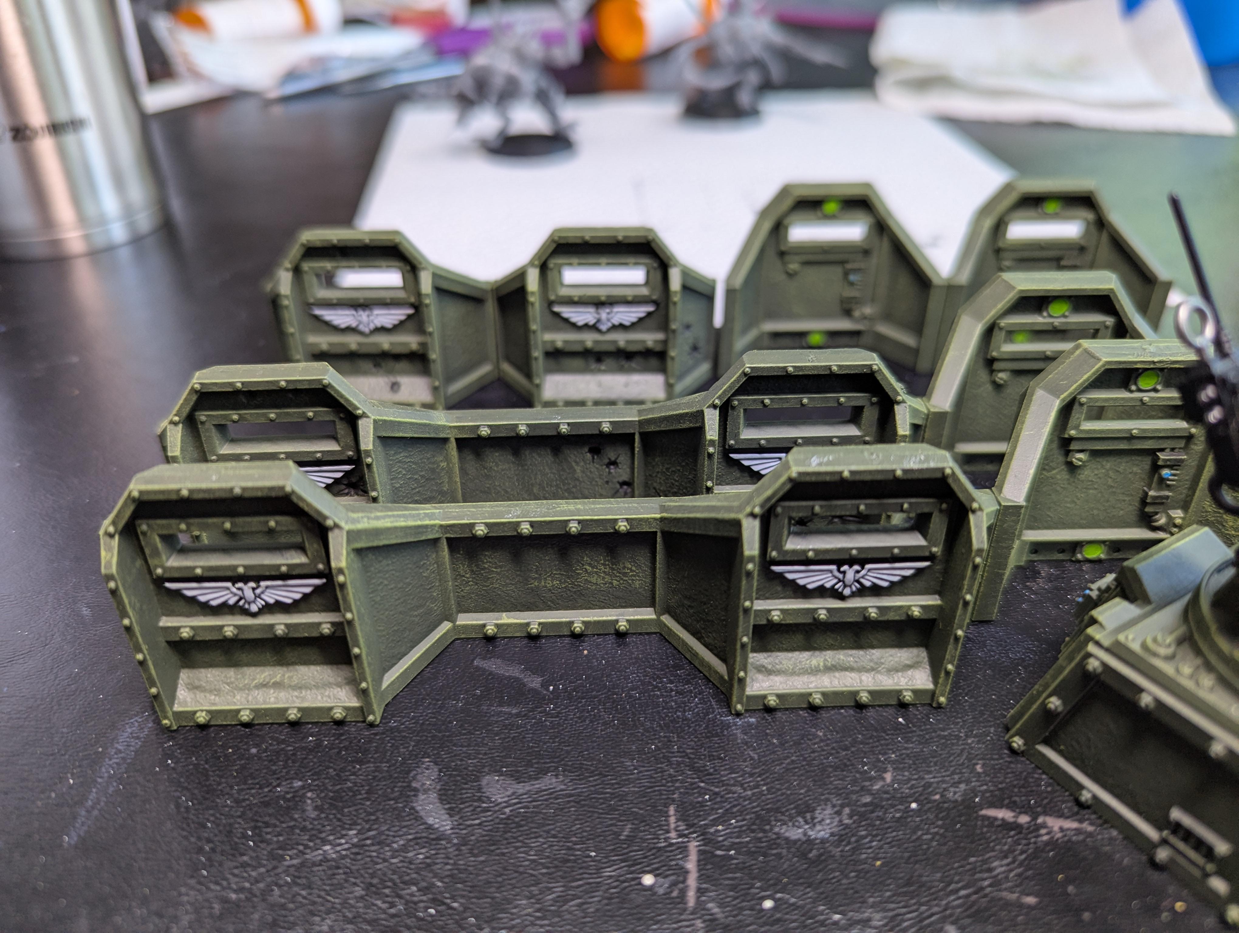 2025, Aegis Defense Line, Imperial Guard, Painted, Warhammer 40,000