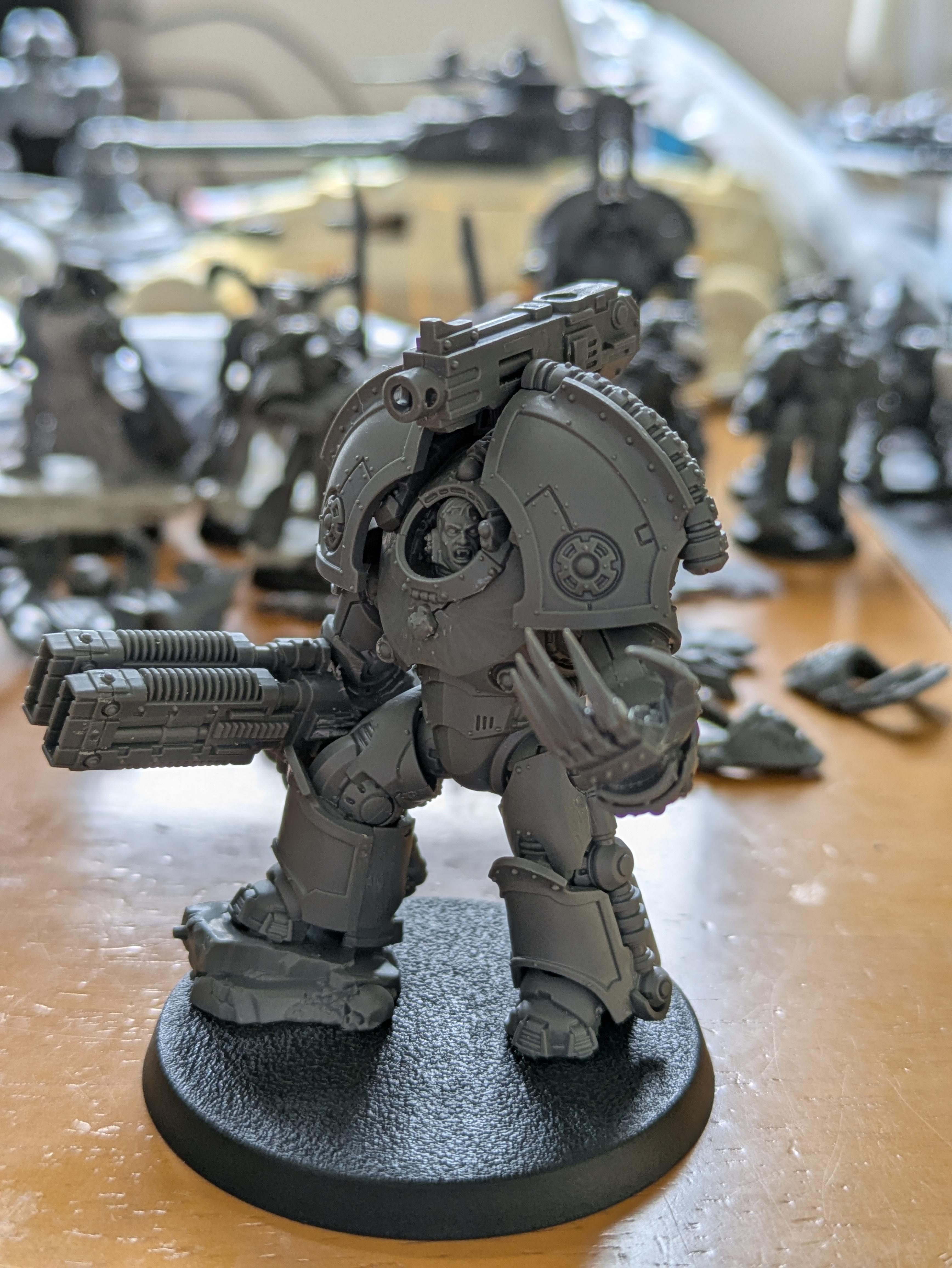 Saturnine terminator Volkite &amp; lightning claw conversion
