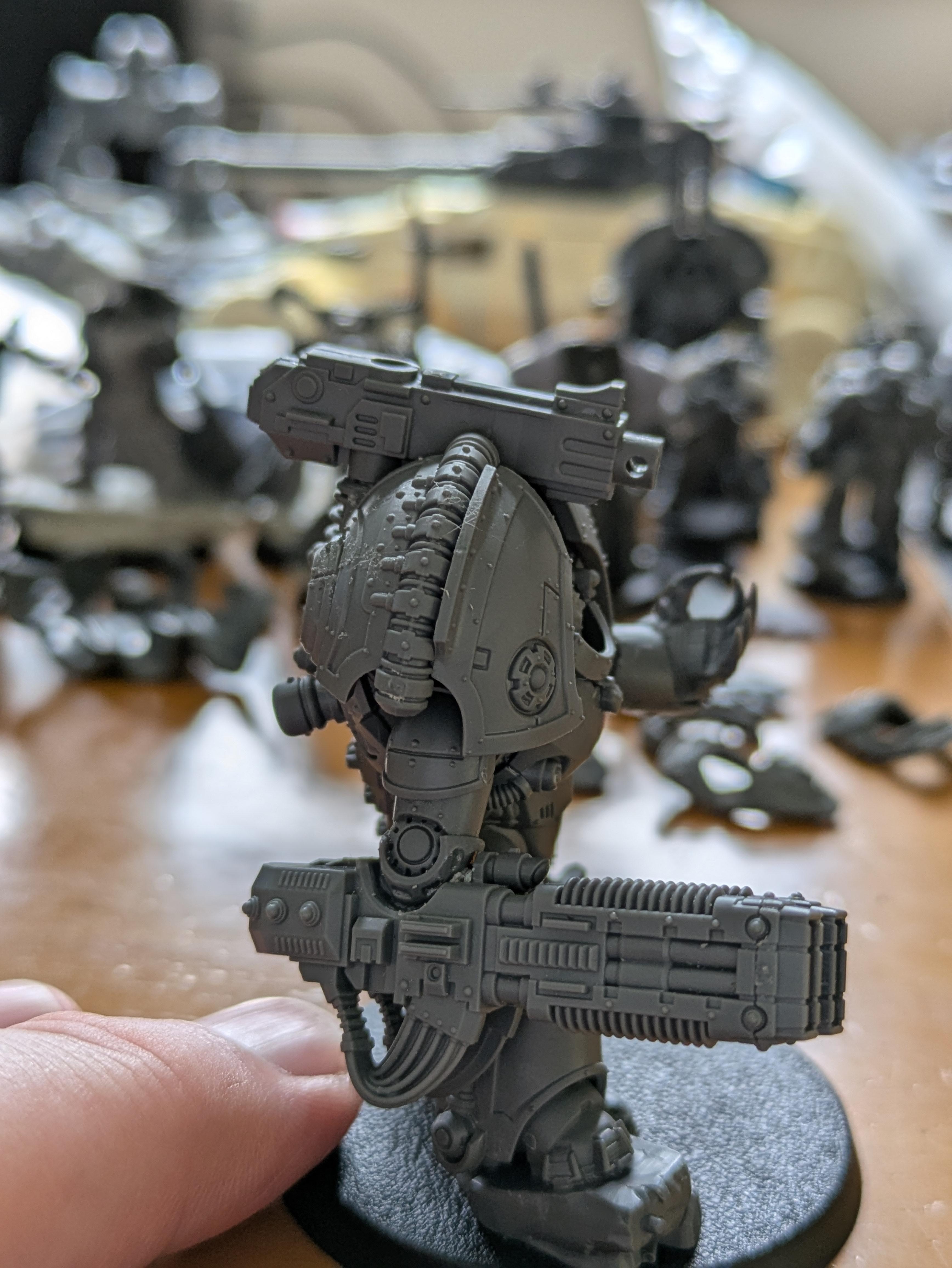 Saturnine terminator Volkite &amp; lightning claw conversion