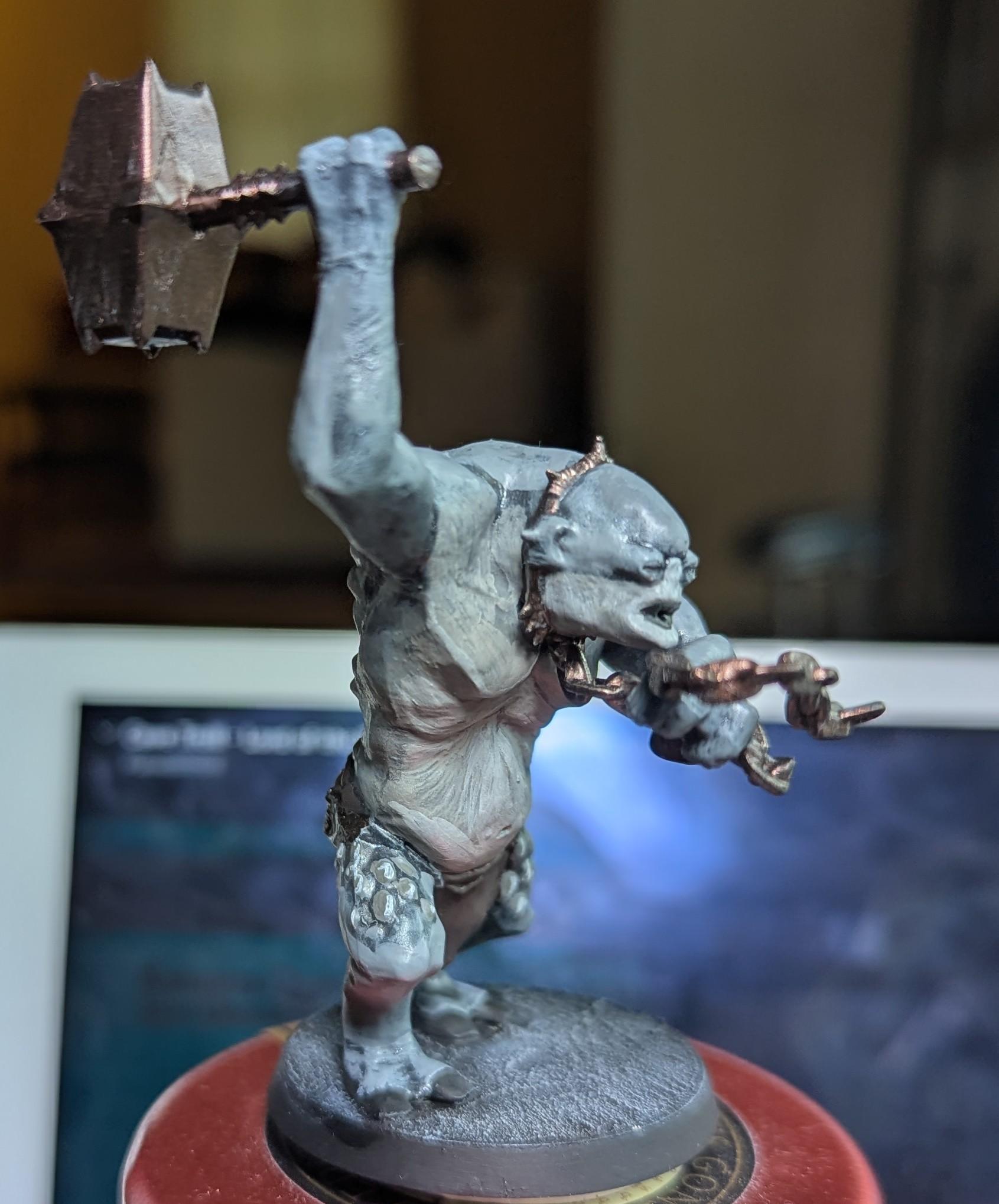2025, Painted, GW LoTR Cave Troll 2