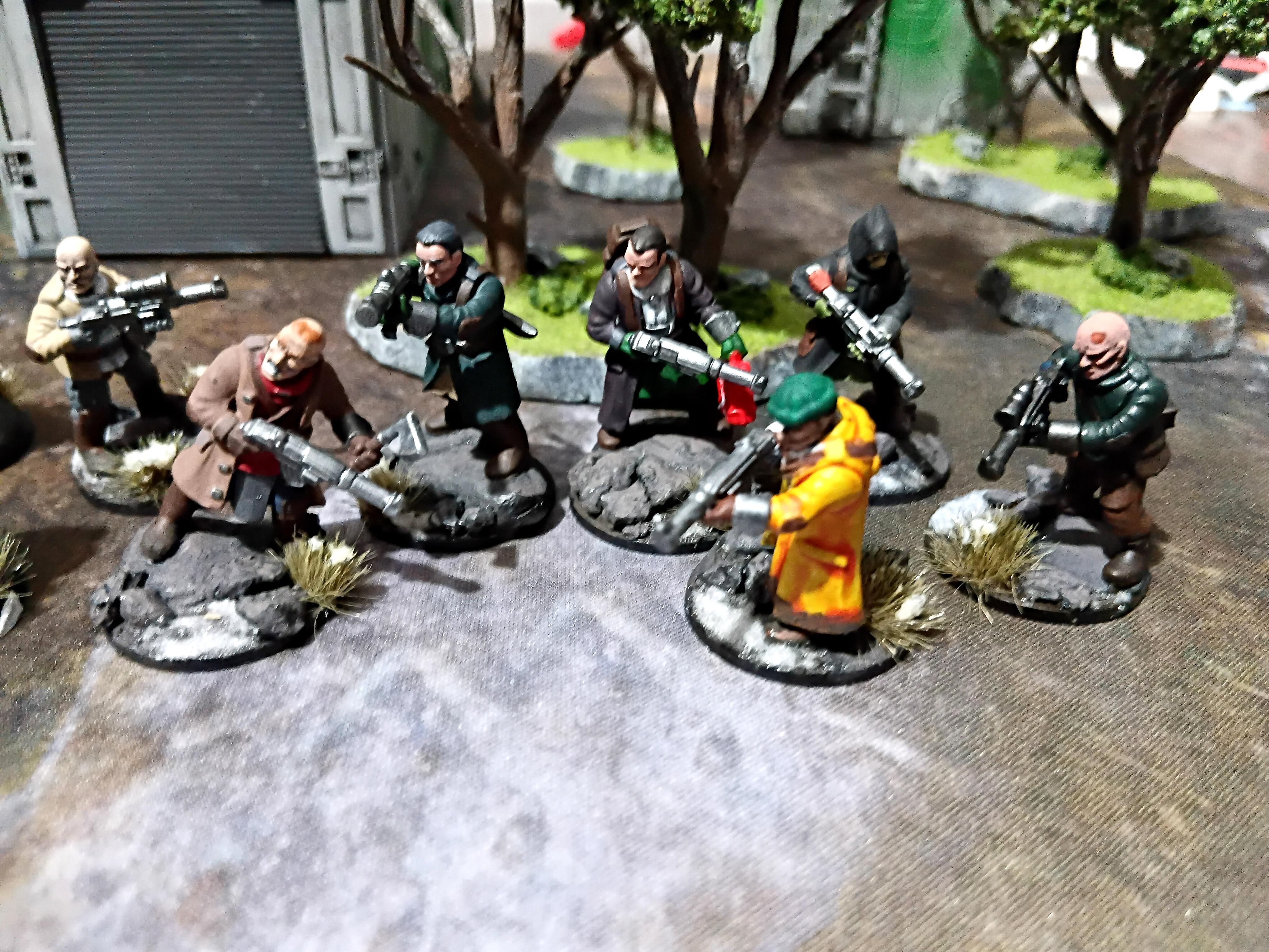 Assassin, Azakir Halgriv, Battle Report, Corvus Belli, Deadzone, Firefight, Five Of Seven Samurai, Fun, Game, Grimdark Future, Infinity, Mantic, Militia, Mini, Sci Fi, Science Fiction, Skirmish, Terrain, Trees, Unit 17