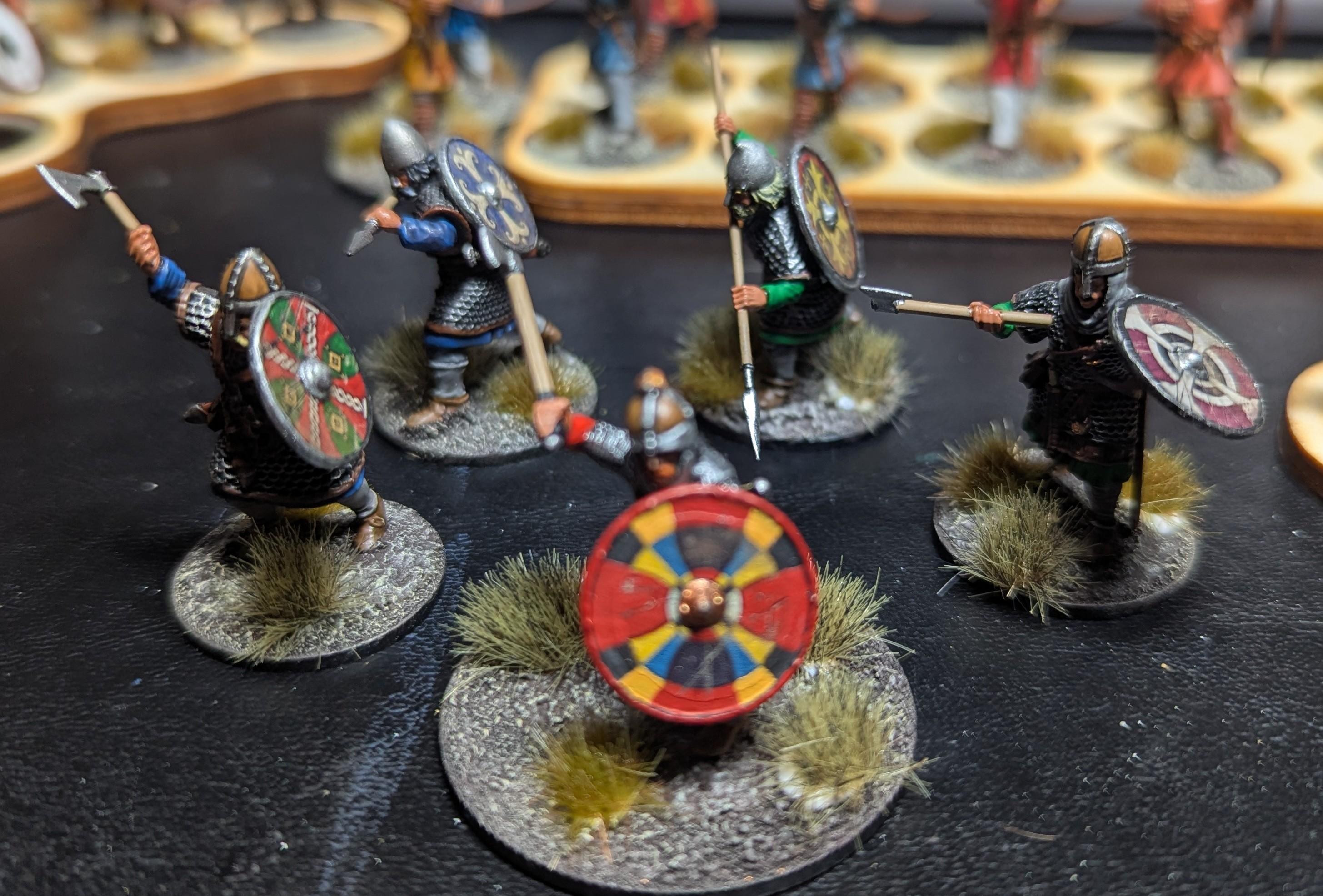 2025, 28mm, Anglo-saxon, Dark Ages, Hearthguard, Painted, Saga, Warlord