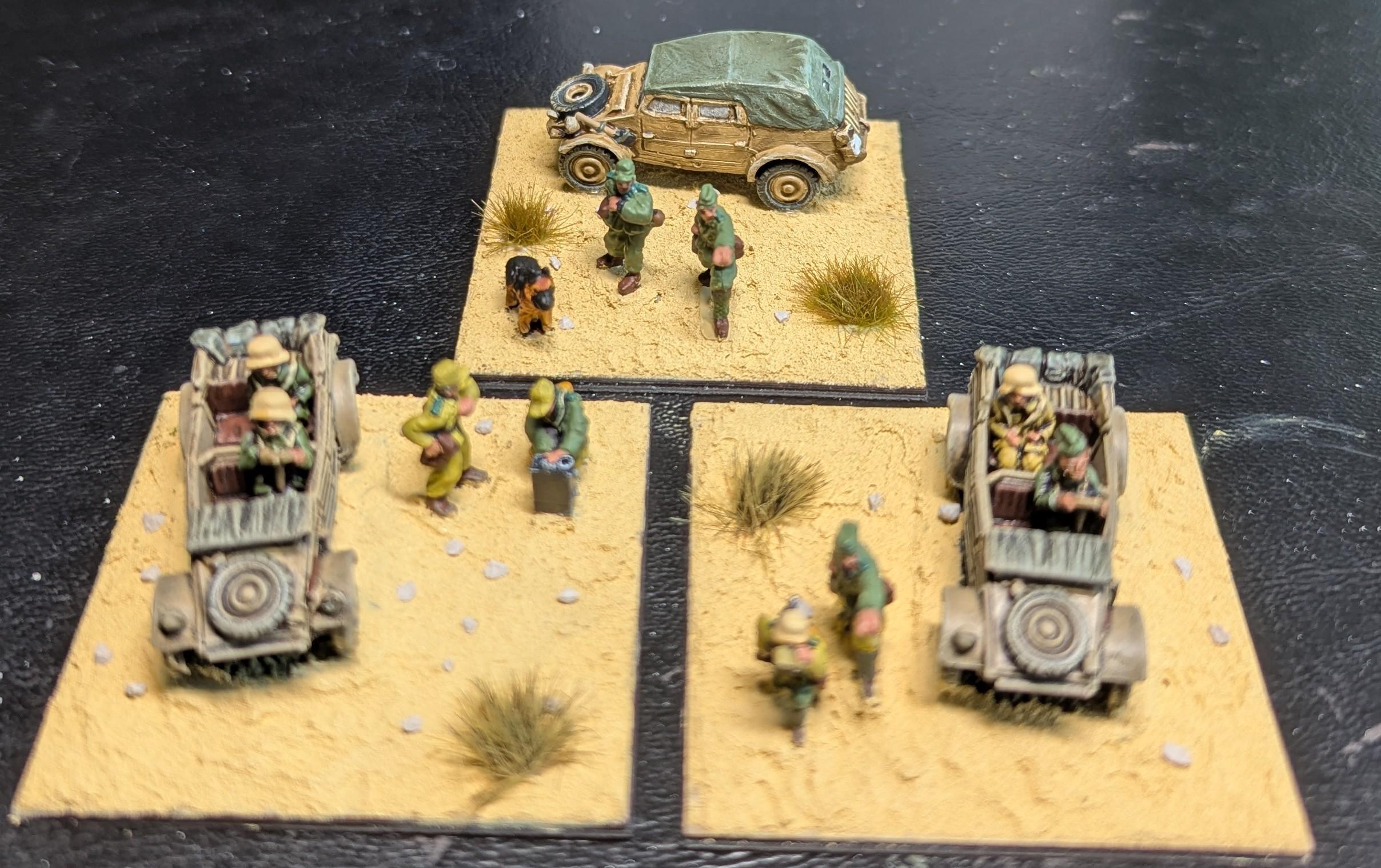 15mm, 2025, Afrika Korps, Forged In Battle, Germans, Painted, Peter Pig, World War 2