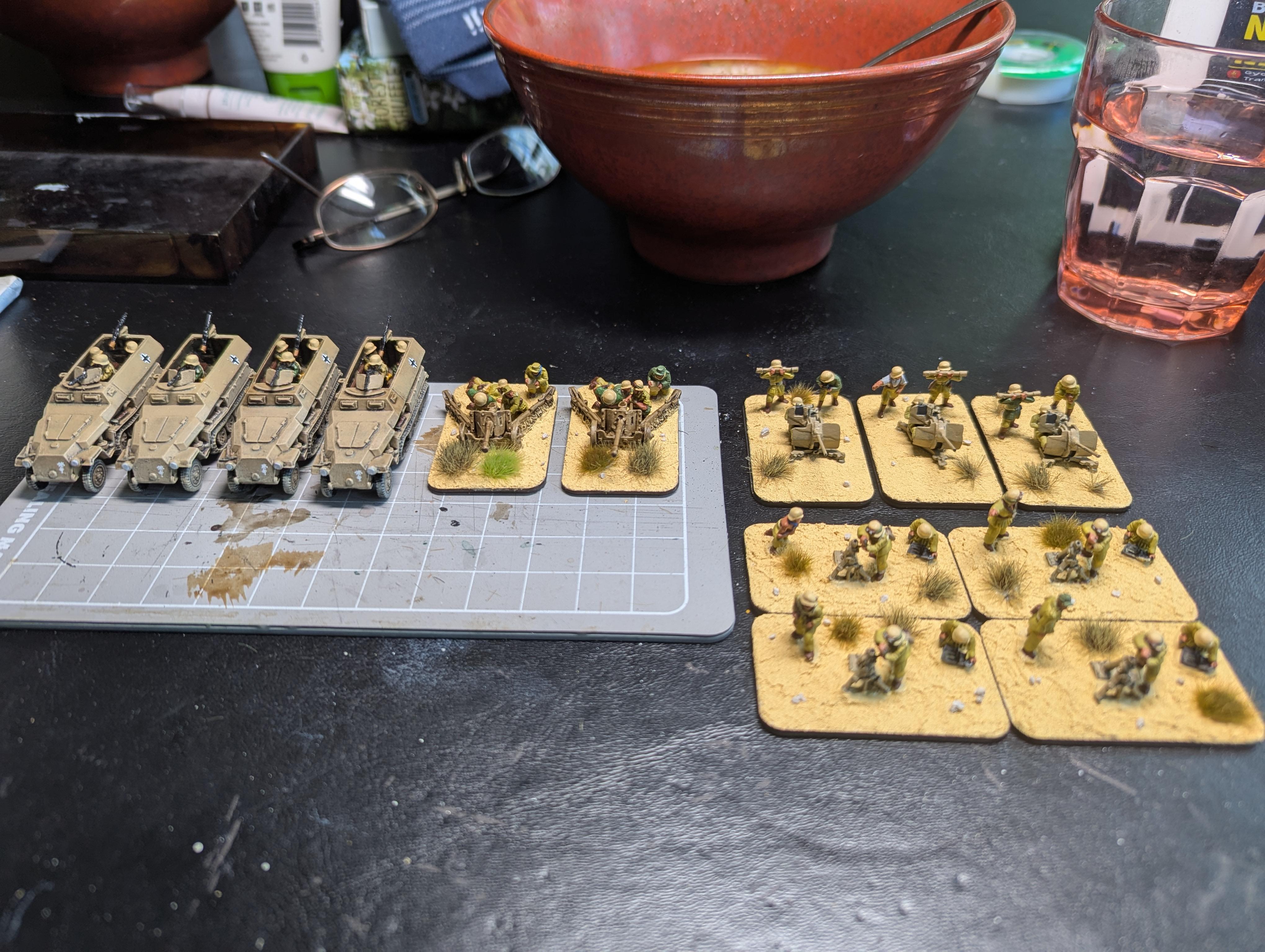 15mm, 2025, Afrika Korps, Battlefront, Forged In Battle, Germans, Painted, Peter Pig, World War 2