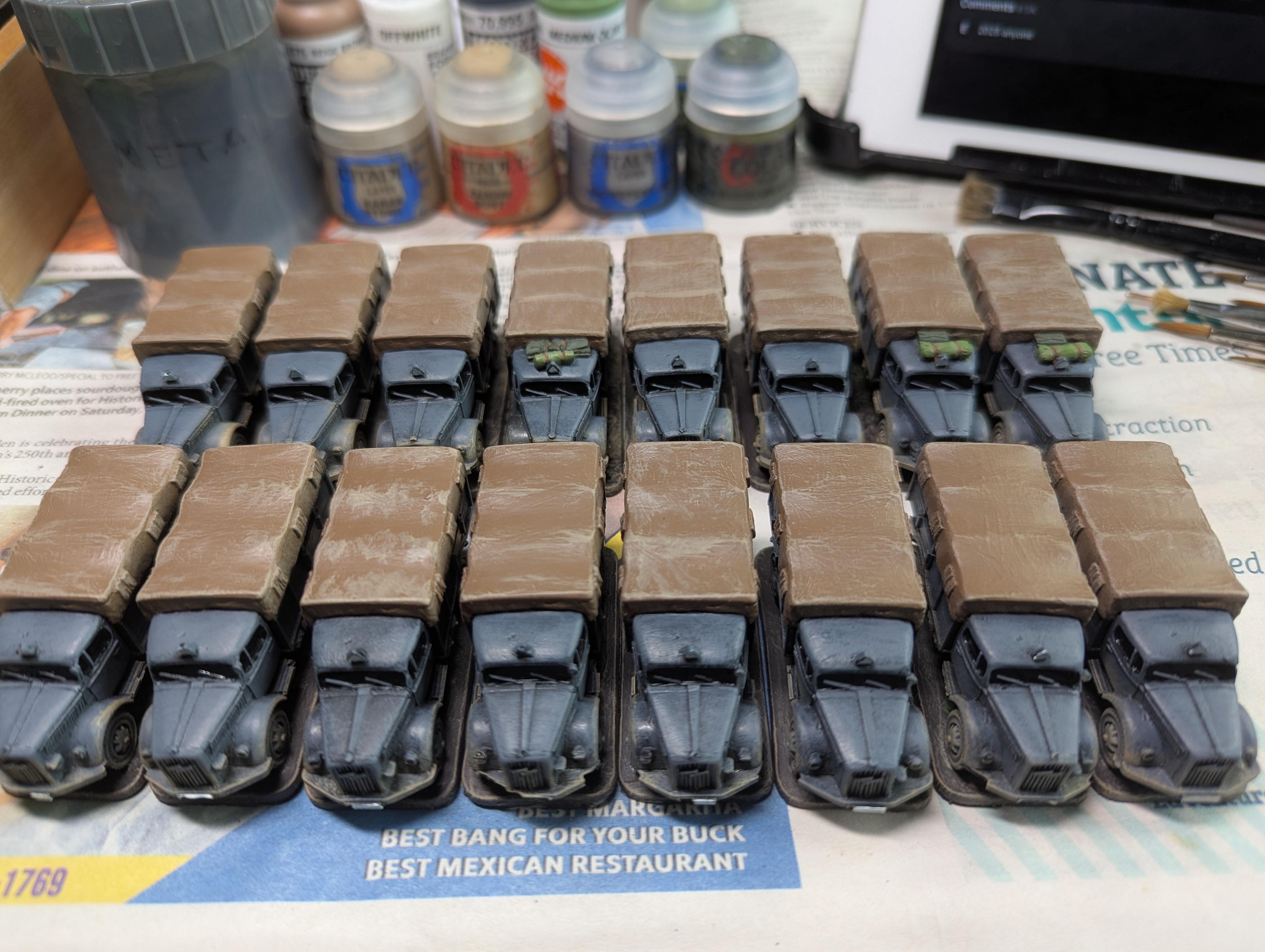 15mm, 2025, Forged In Battle, Germans, Opel Blitz, Painted, Truck, World War 2