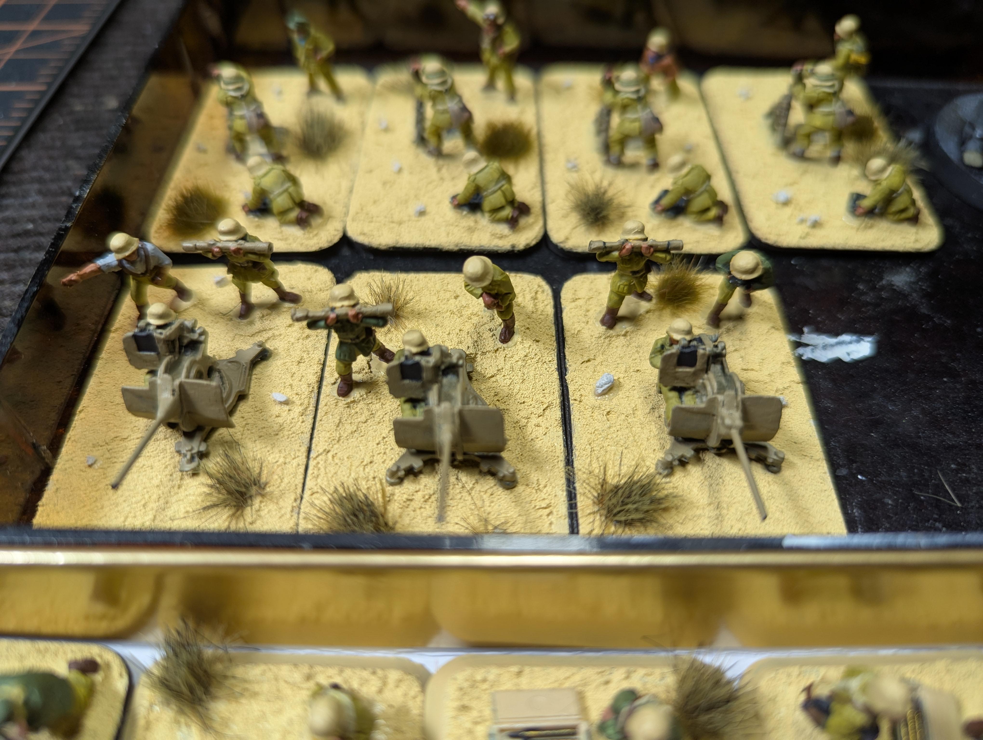 2025, Painted, 15mm German WW2 Afrika Korps 2cm anti-aircraft gun