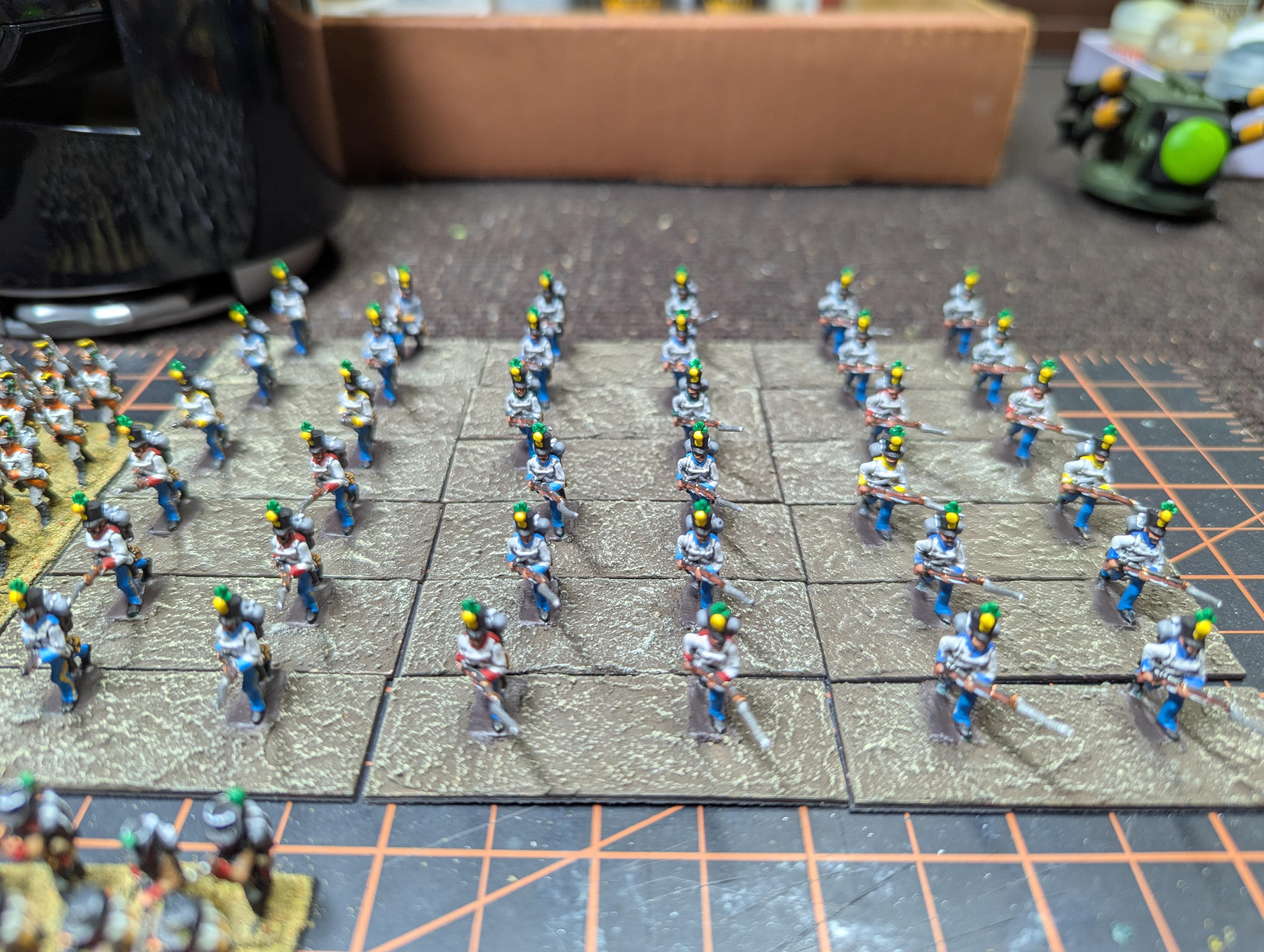 2025, Painted, 15mm Napoleonic Austrian (Hungarian)skirmishers