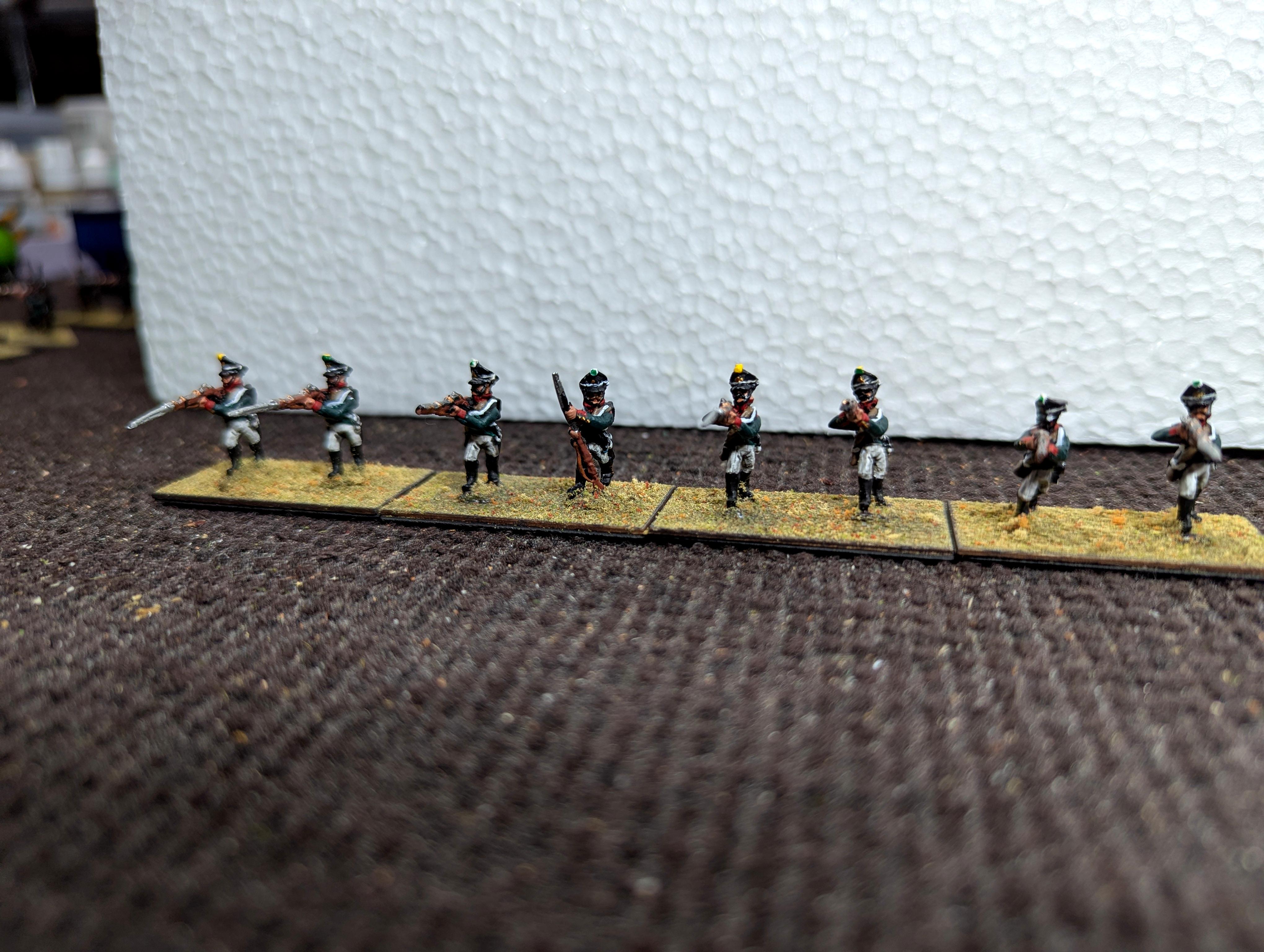 15mm, 19th Century Miniatures, 2025, Infantry, Line, Napoleonic, Og15, Painted, Russians, Shako, Skirmisher