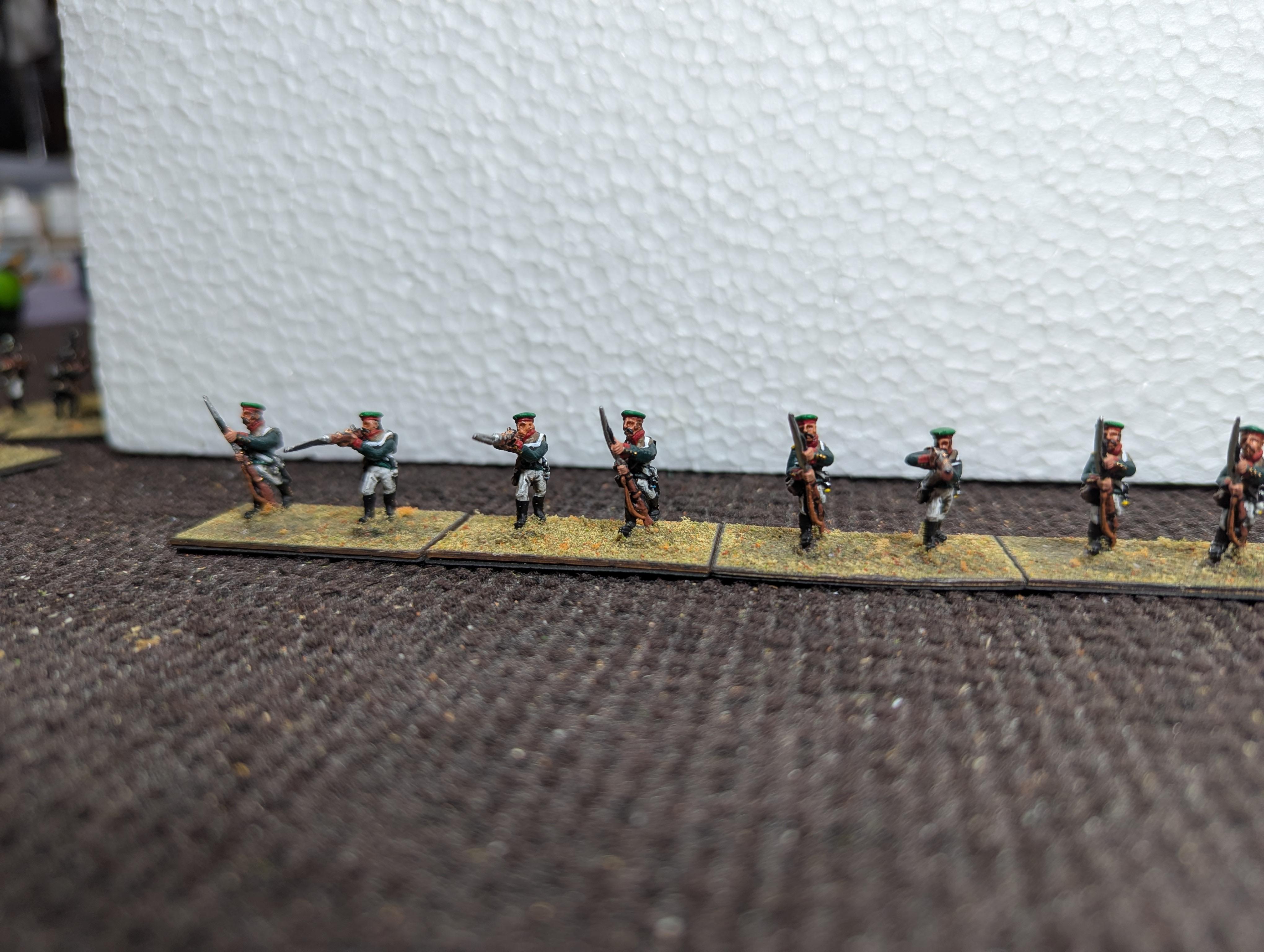 15mm, 19th Century Miniatures, 2025, Cap, Fatigue Cap, Infantry, Line, Napoleonic, Og15, Painted, Russians, Skirmisher