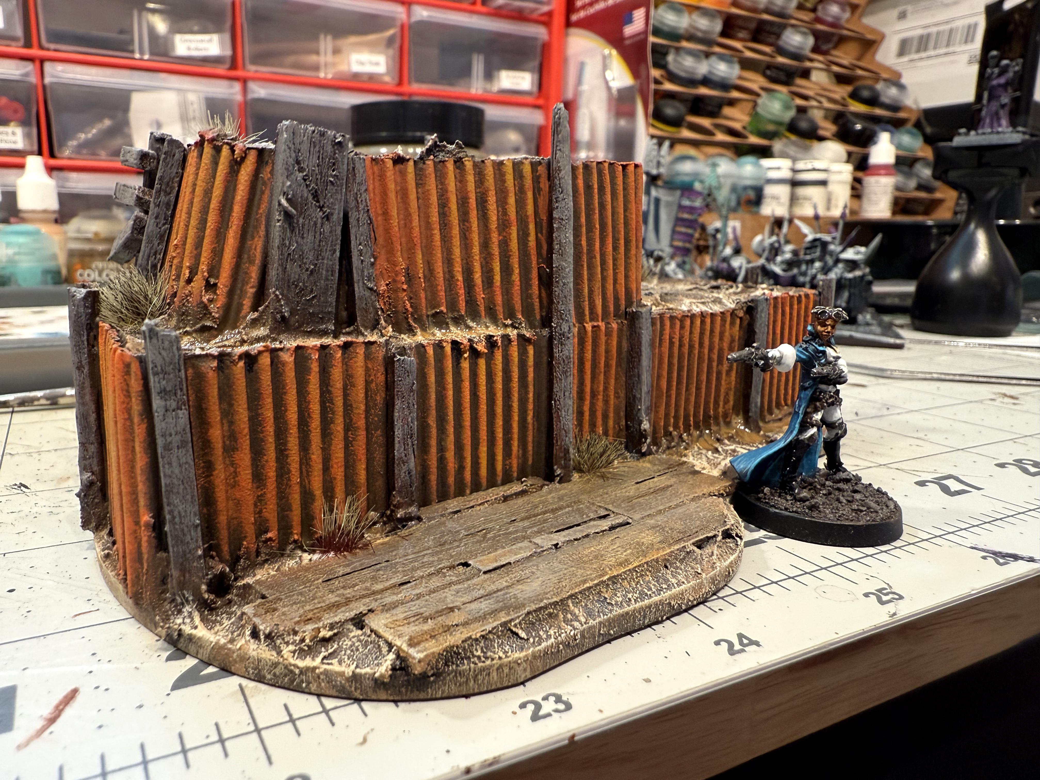 Modular, Painted, Rust, Scratch Build, Terrain, Trench Crusade, Trench Warfare, Trenches