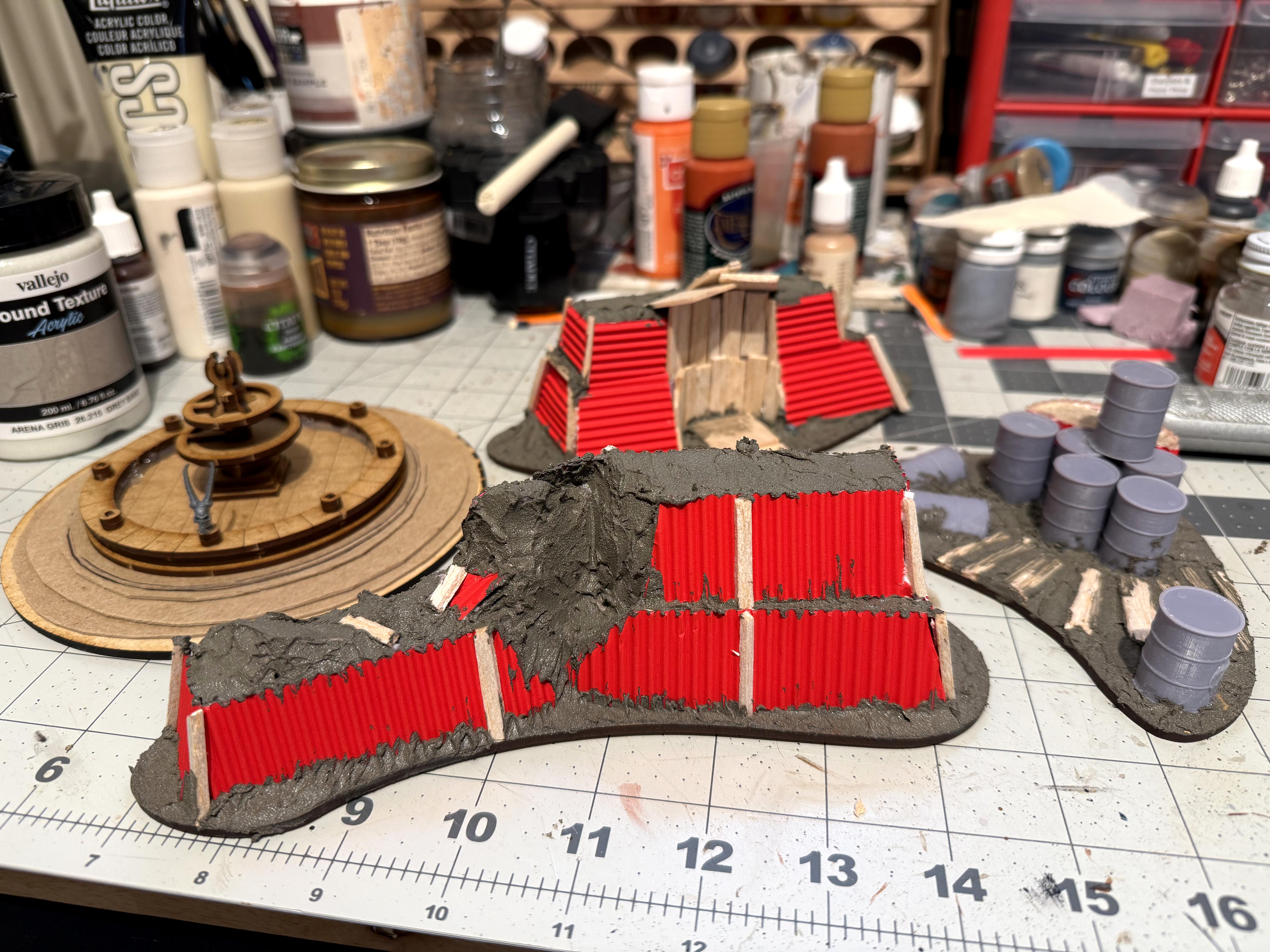 Modular, Scratch Build, Terrain, Trench Crusade, Trench Warfare, Trenches