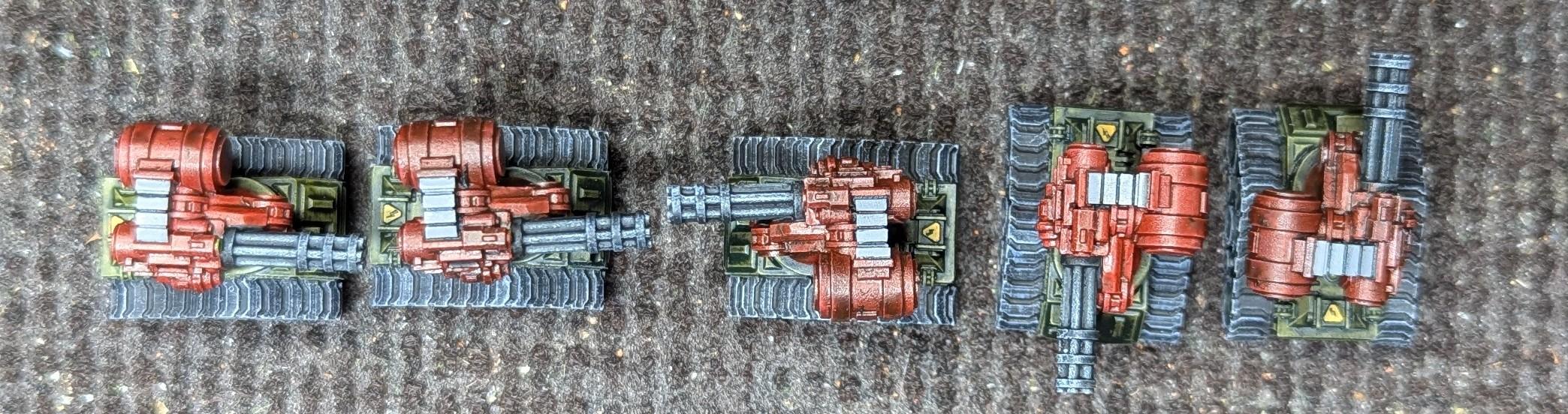 2025, Anvil, Gun, Painted, Robot, Taurus Gun Tractor, Treads