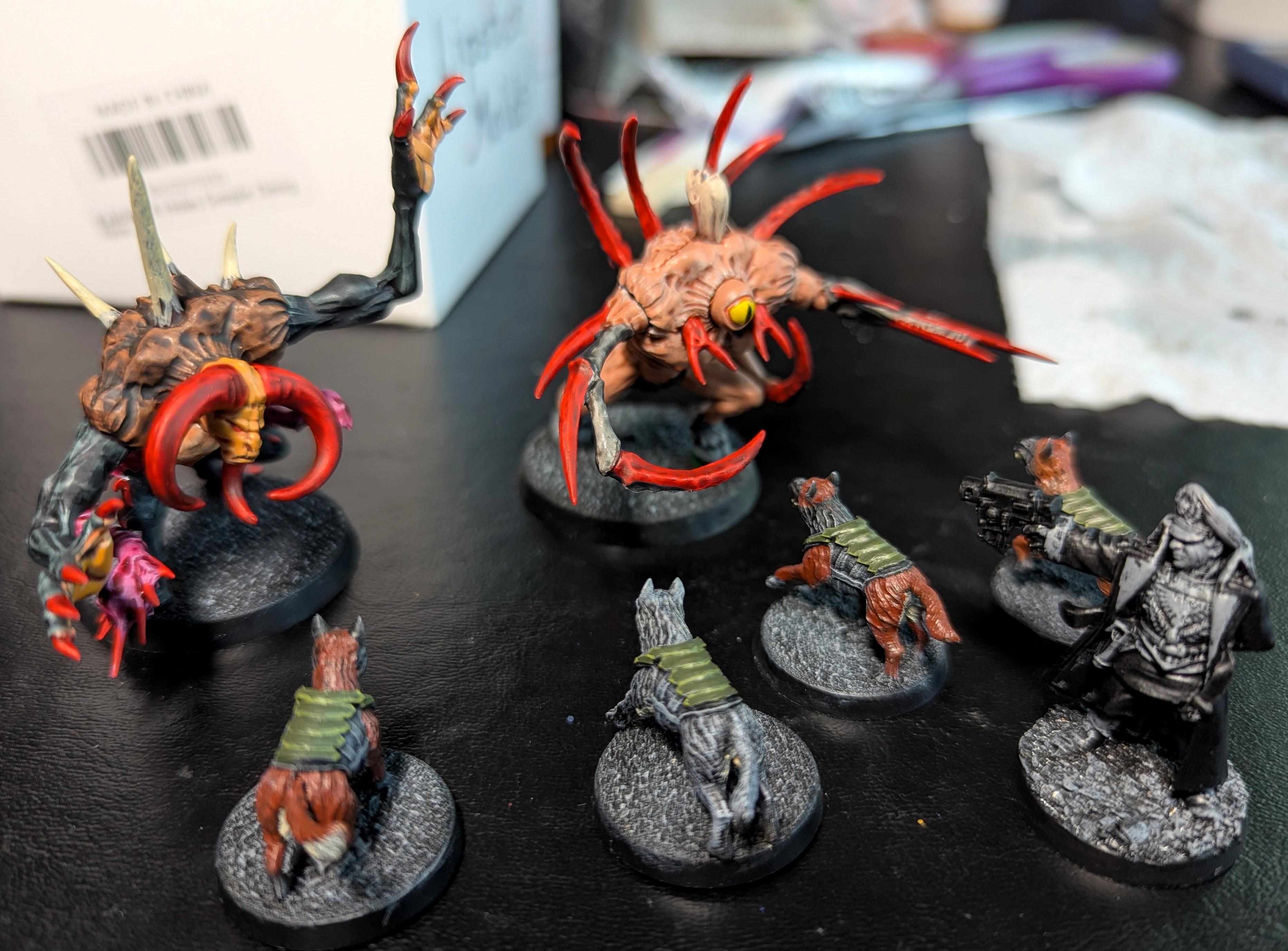 2025, 28mm, Anvil Industry, Chaos, Dog, Games Workshop, Malinois, Painted, Spawn, Stim Hound